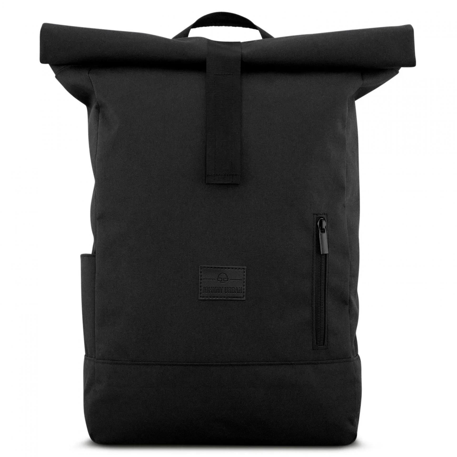Johnny Urban Rolltop Rucksack Robin Large Schwarz