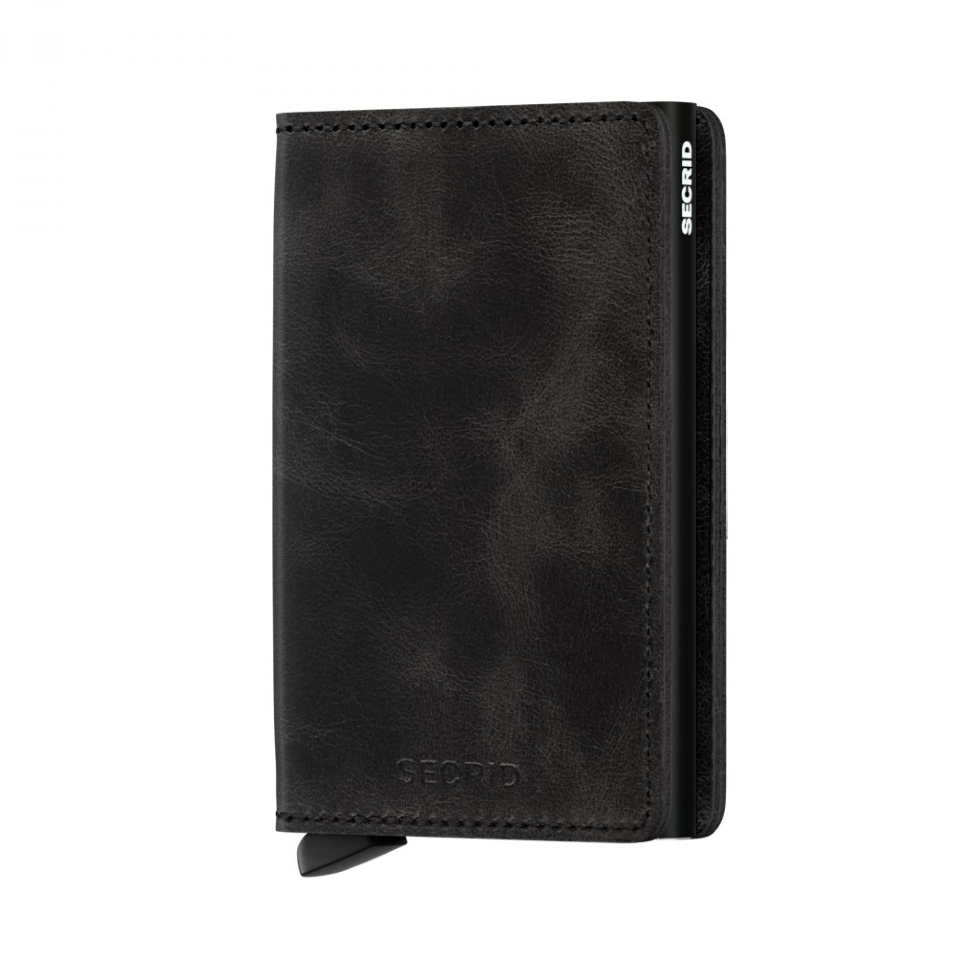 Kartenetui SECRID Slimwallet - Farbe: Black Vintage