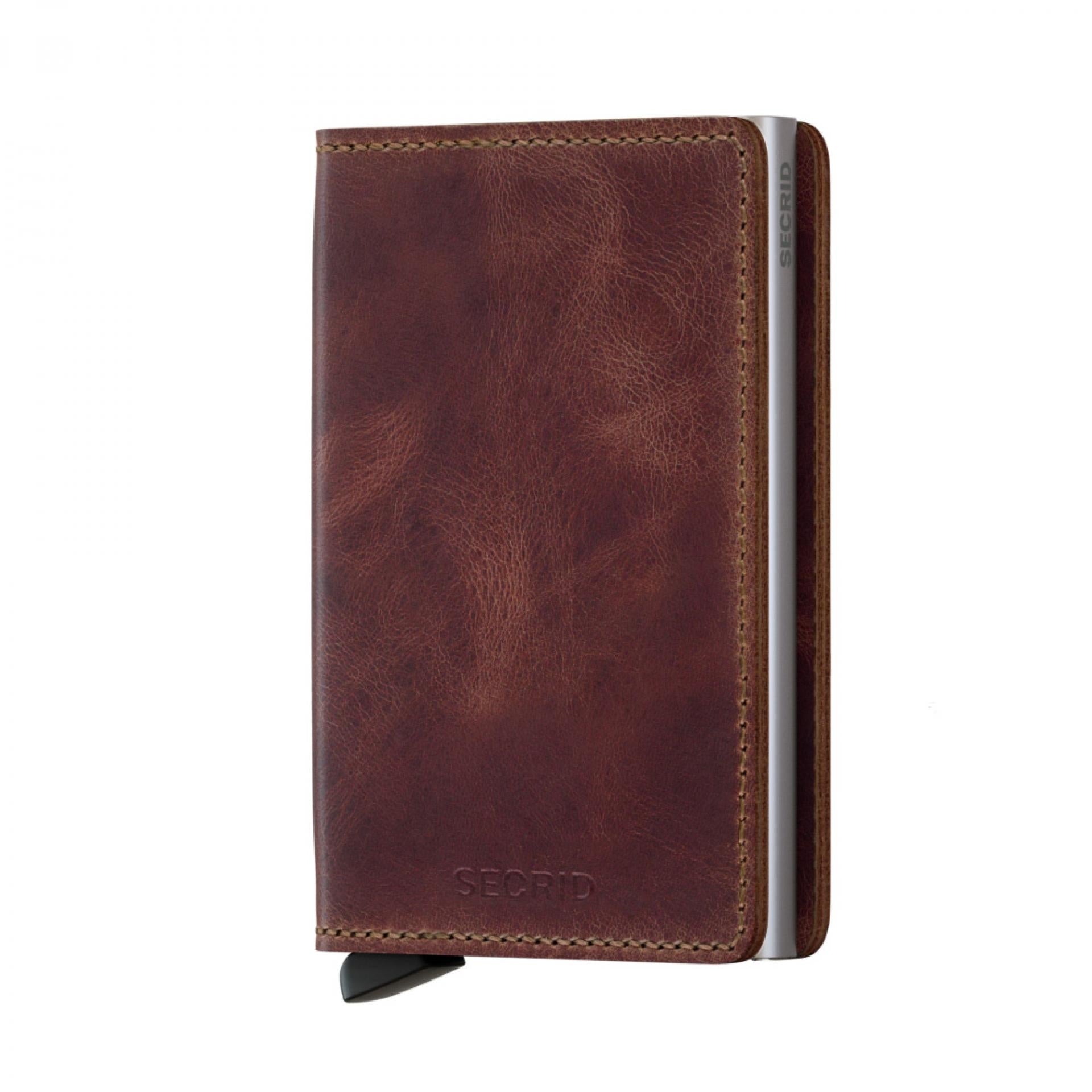 Kartenetui SECRID Slimwallet - Farbe: Brown Vintage