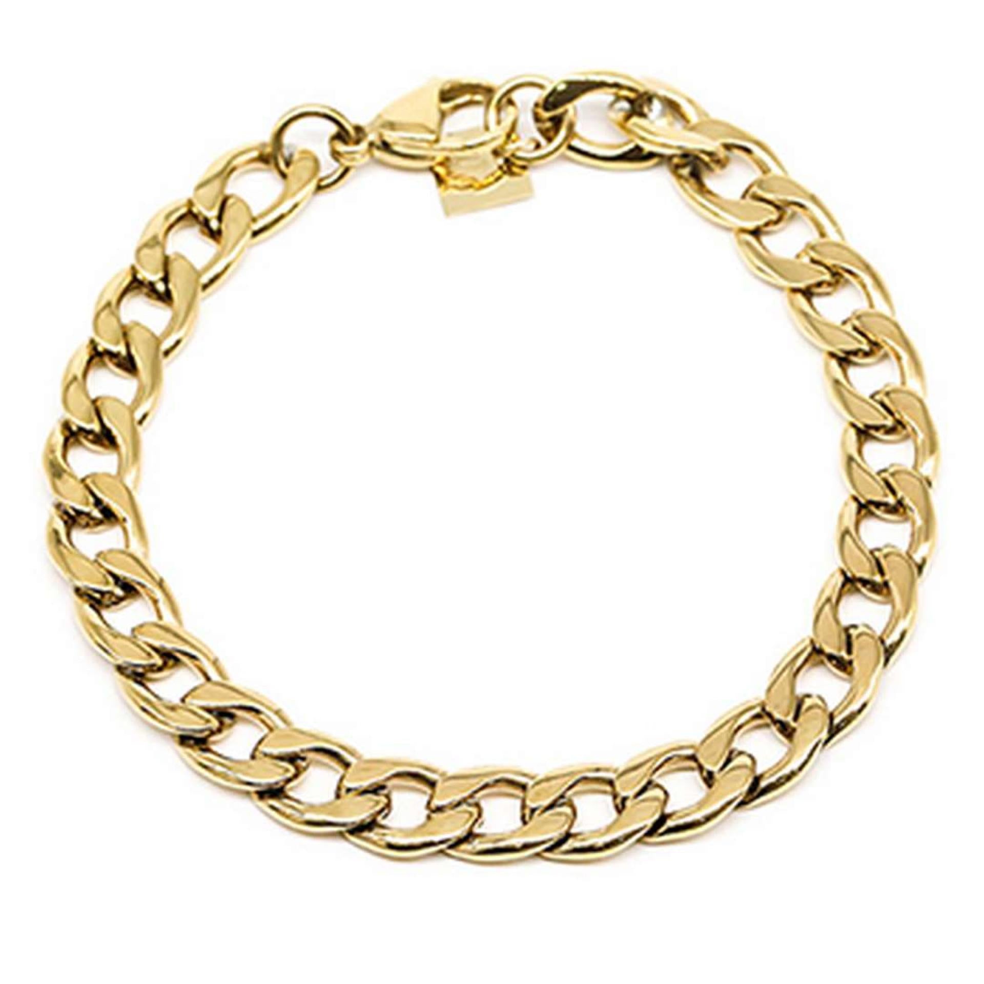 Zag Bijoux Armband grobe Glieder Gold