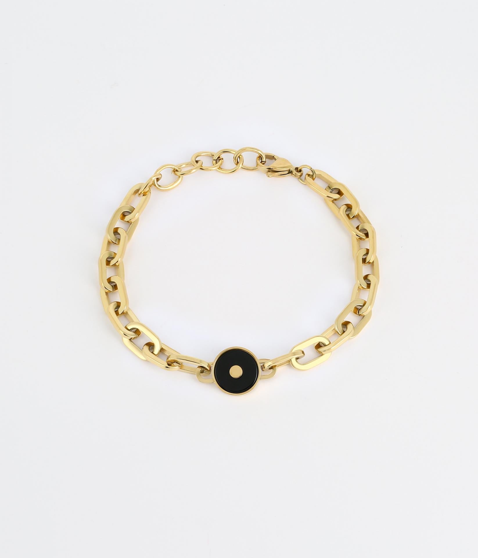 Zag Bijoux Armband  Glieder mit Kreis 15+3cm