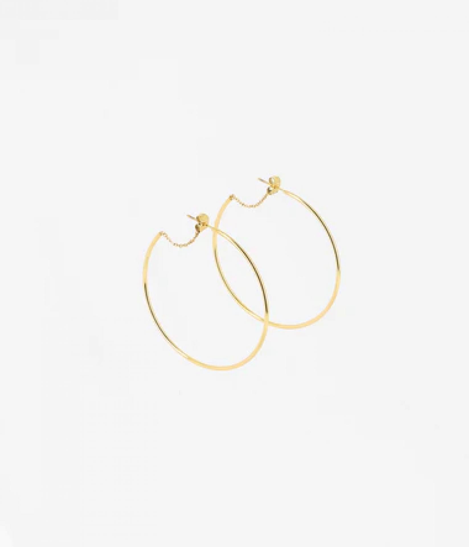 Zag Bijoux Ohrring Timia Vergoldeter Stahl 1.5x50mm