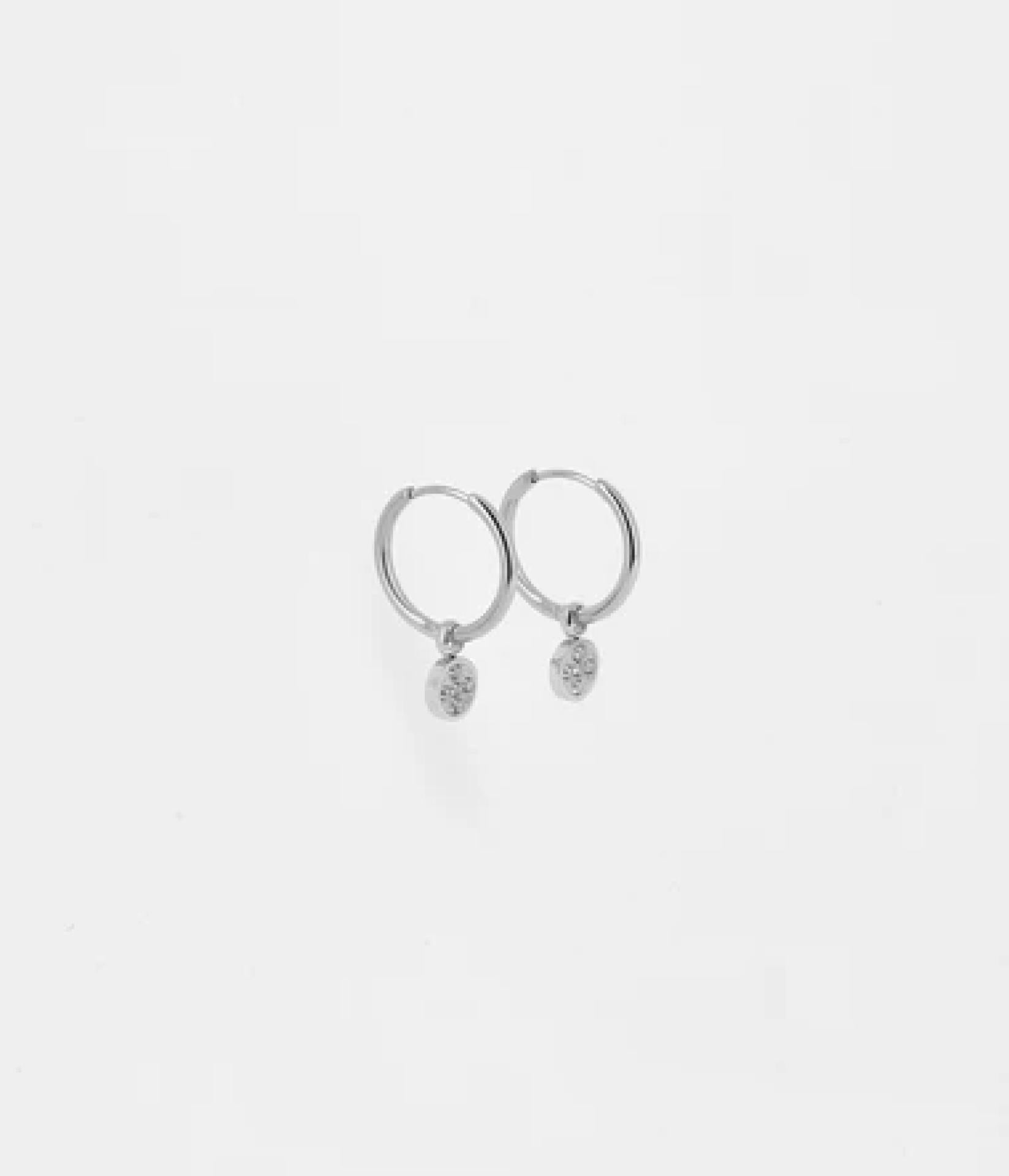 Zag Bijoux Ohrring Tiana Silber zirconium 15mm