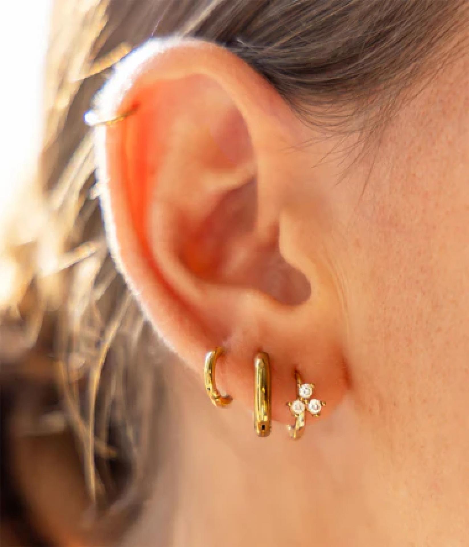 Zag Bijoux Ohrring Nyx Silber zirconium sertis
