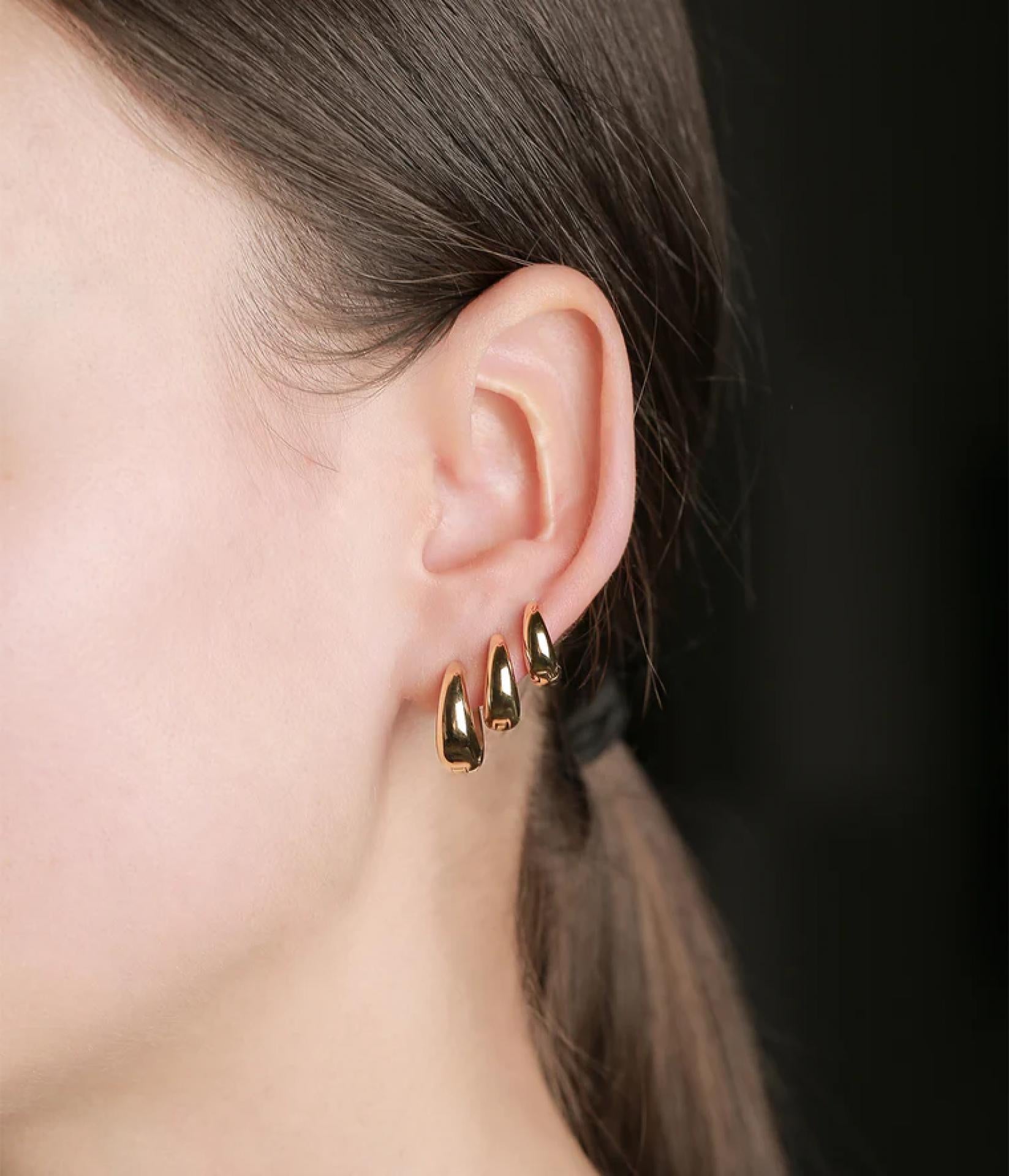 Zag Bijoux Ohrringe Creolen Edelstahl 5x 14mm