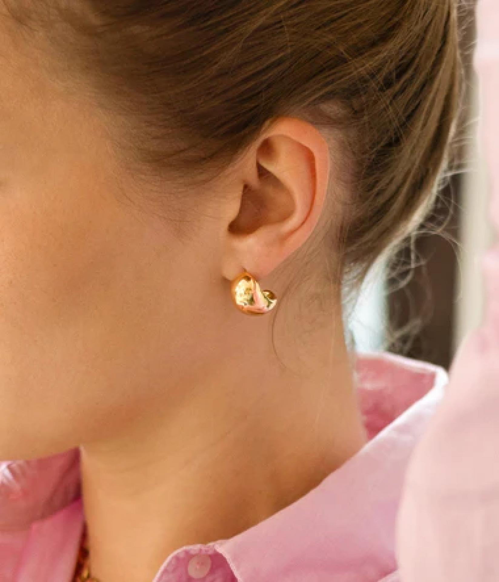 Zag Bijoux Ohrring Rachel Vergoldeter Stahl