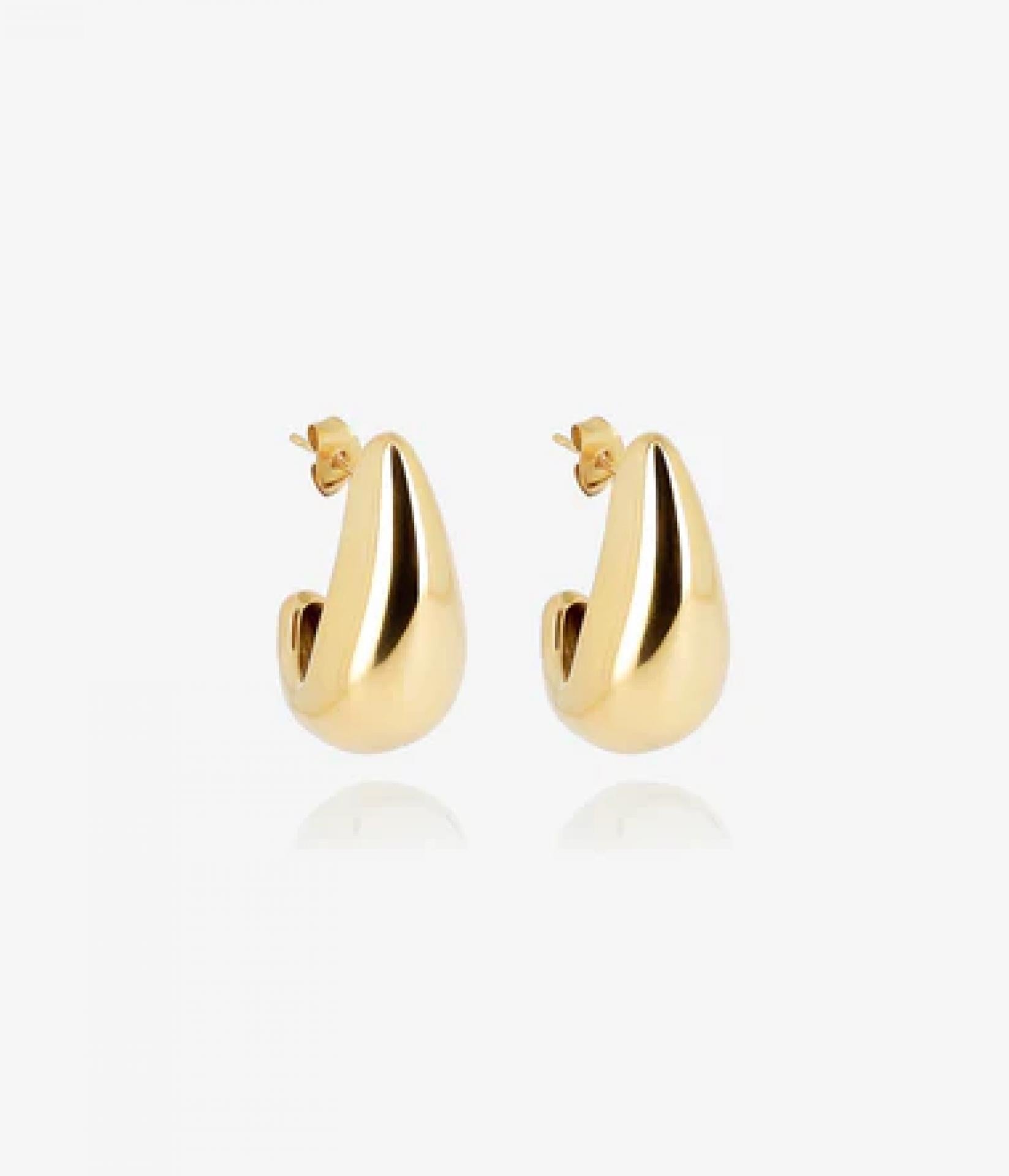 Zag Bijoux Ohrring Agua Vergoldeter Stahl