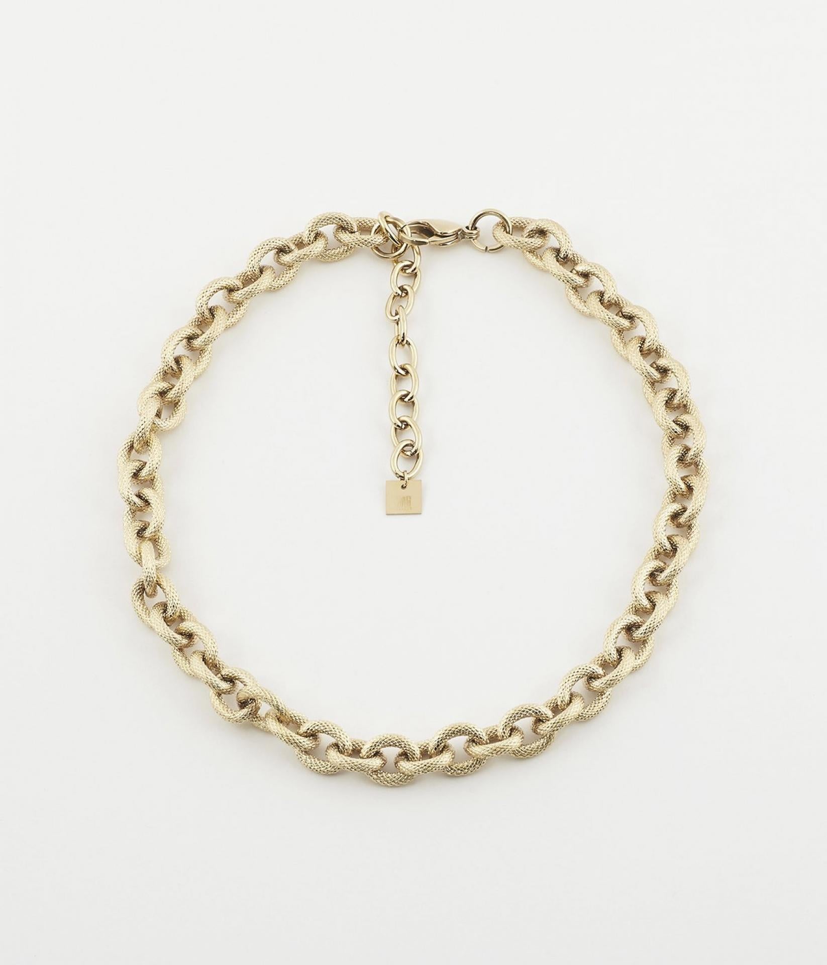 Zag Bijoux Halskette Glieder Gold 38+7cm