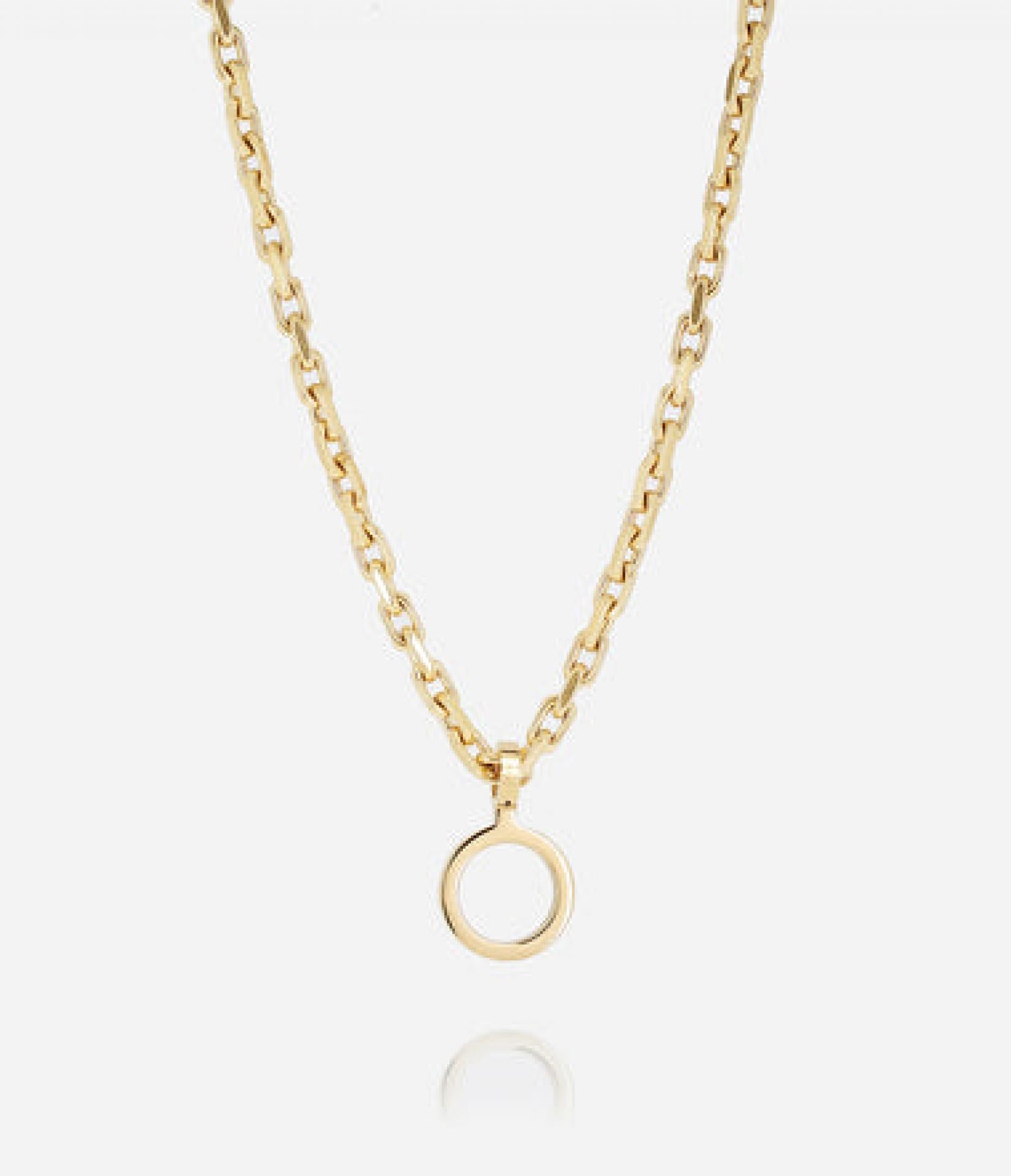 Zag Bijoux Kette Media Vergoldeter Stahl 46+5cm