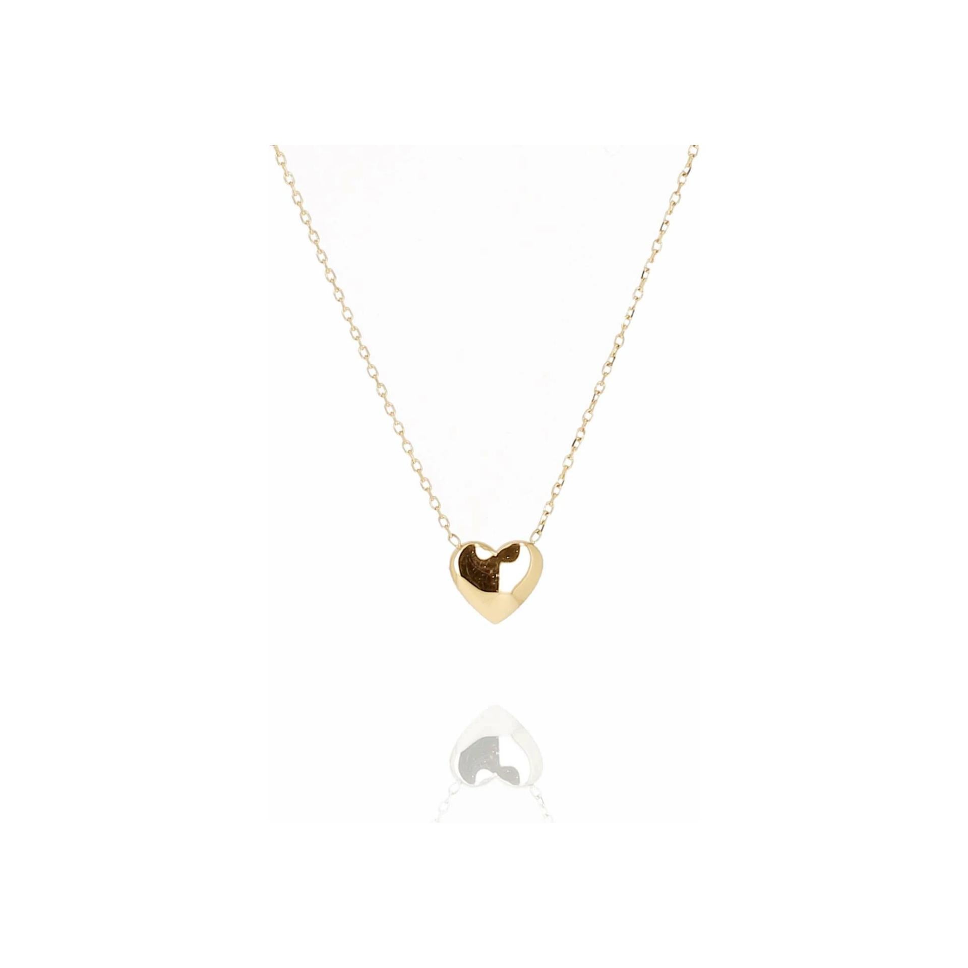 Zag Bijoux Halskette Herz Gram Edelstahl 20k vergoldet