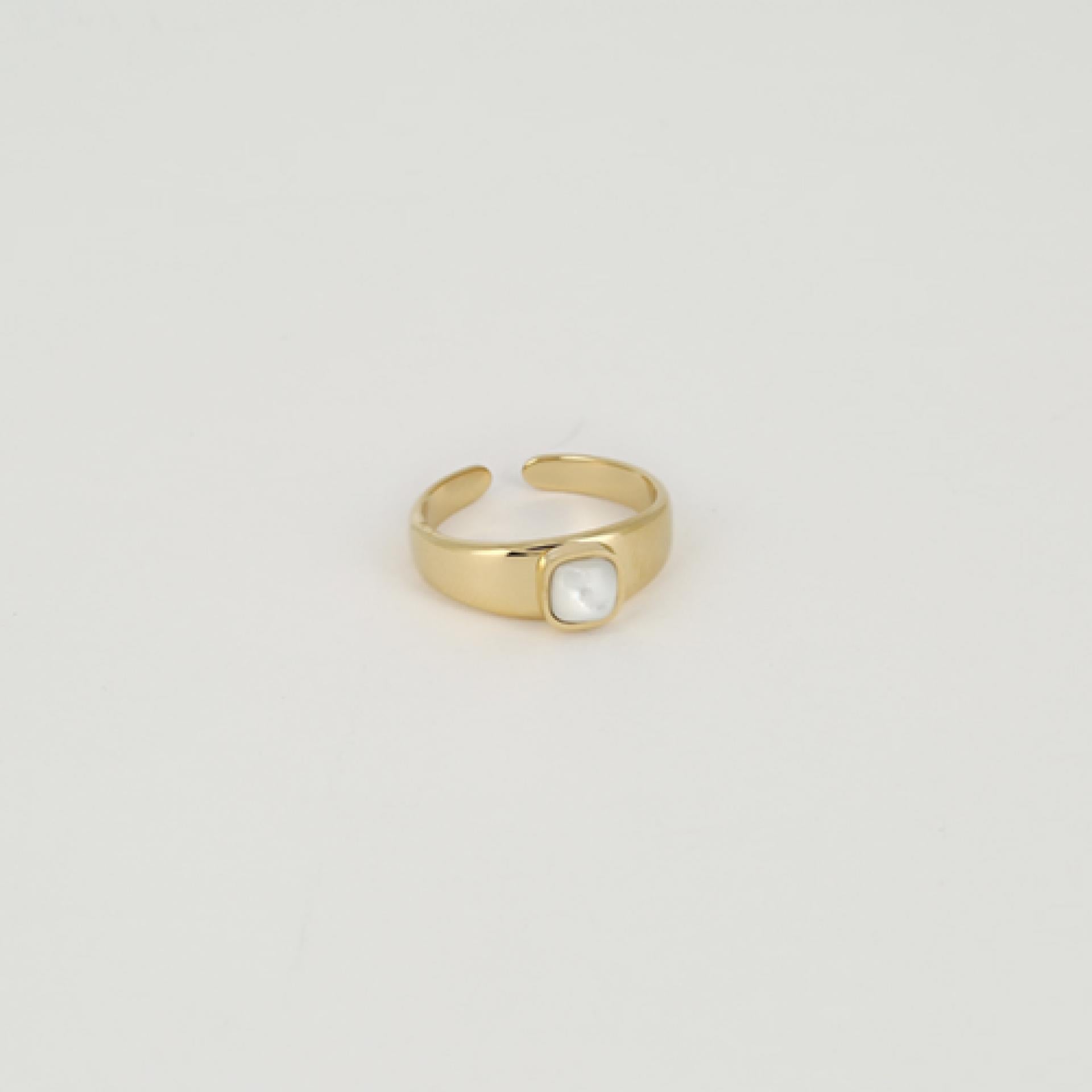 Zag Bijoux Ring gold/Perlmutt