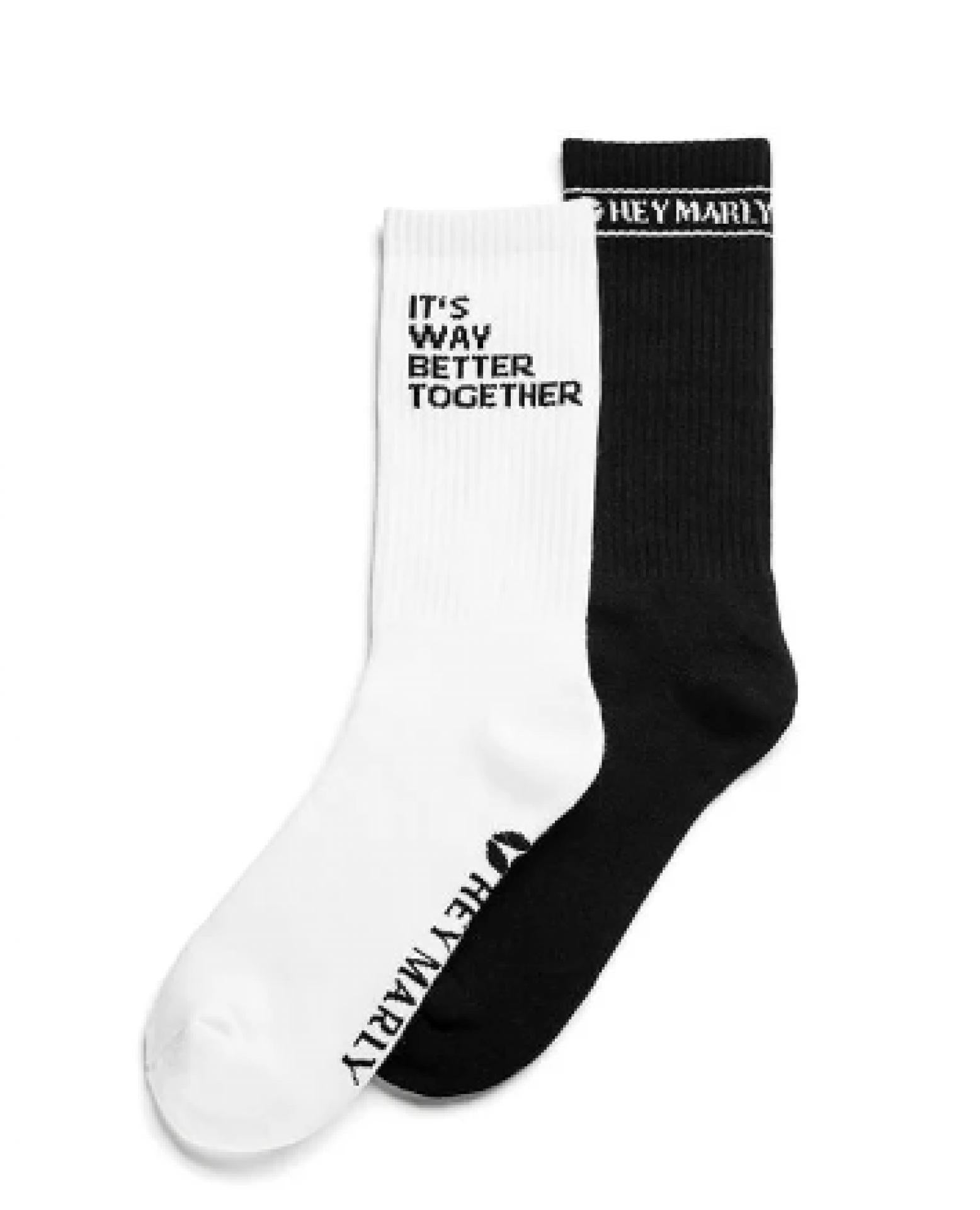 Hey Marly Socks Bundle Socken Pack / Black + White