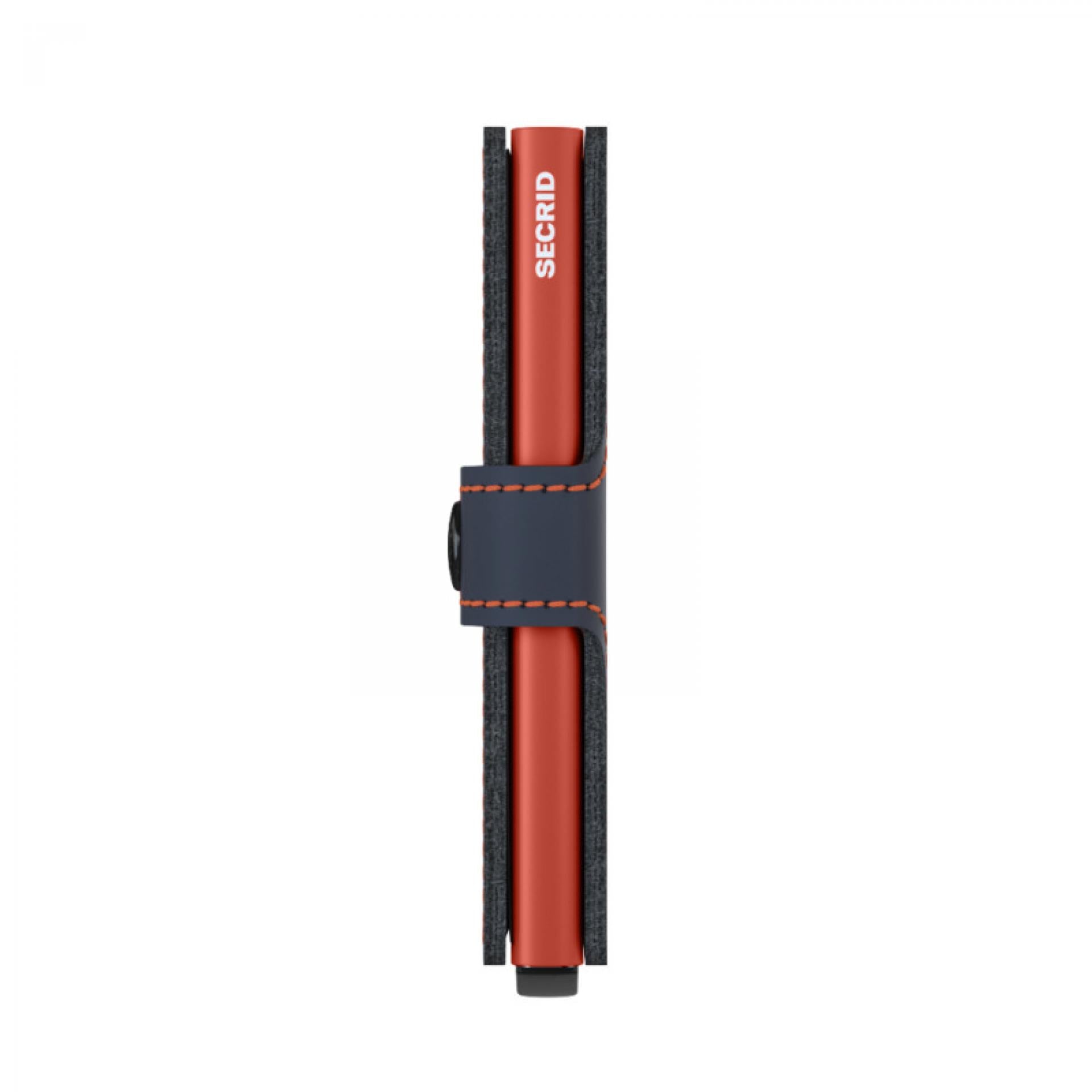 Secrid Miniwallet Matte Nightblue Orange