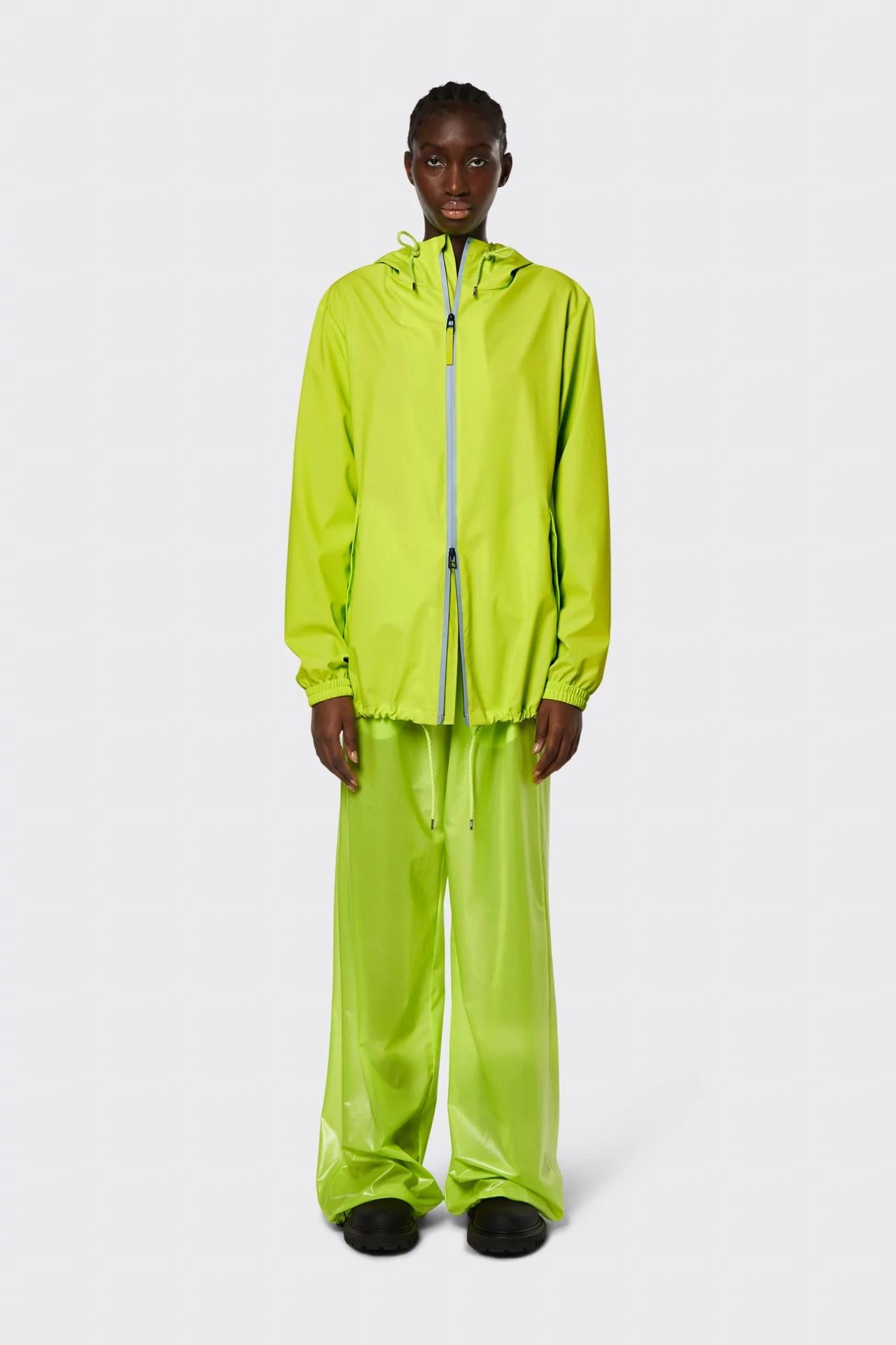 Rains Storm Breaker  Reflective Digital Lime XL