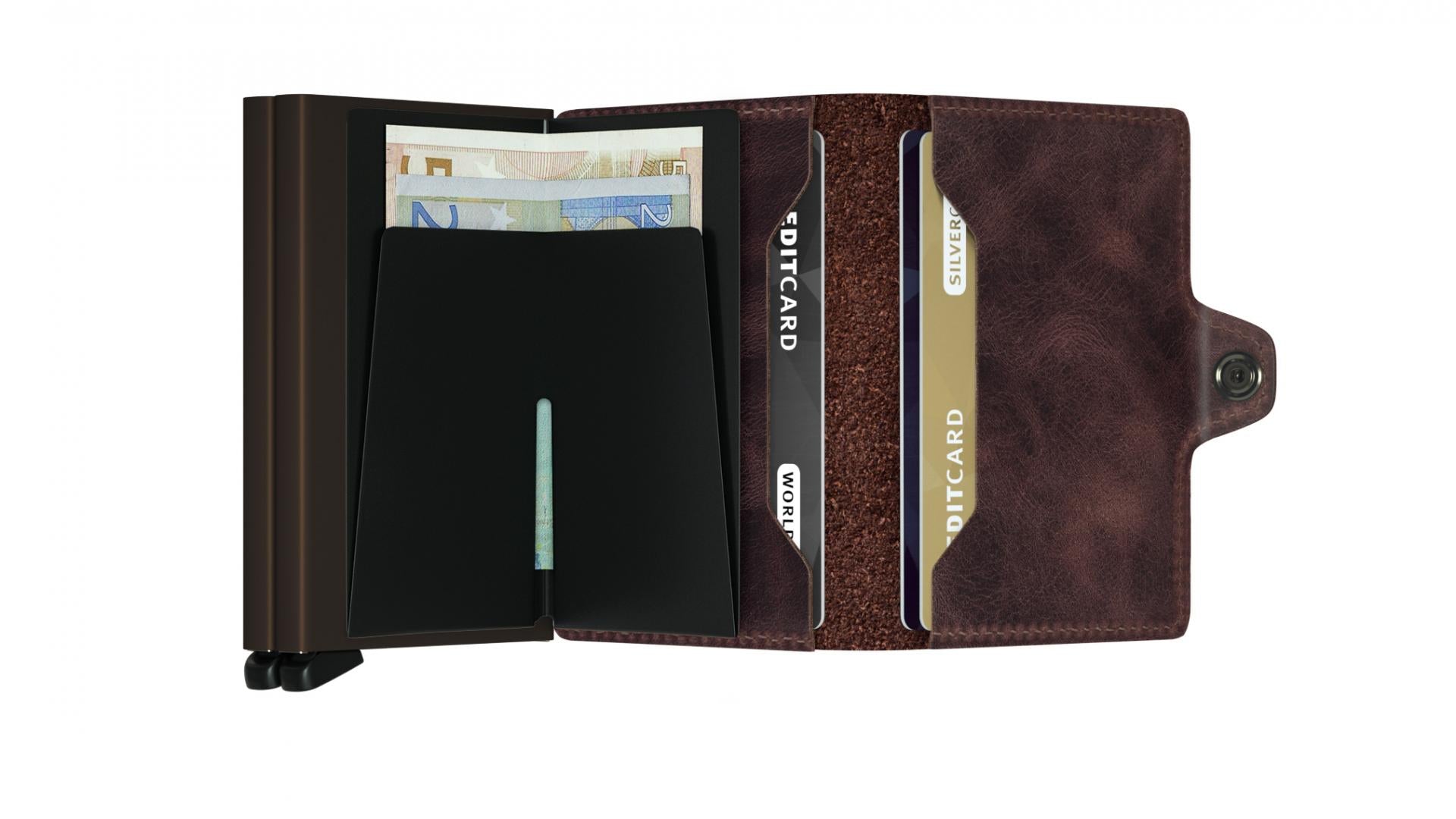 Twinwallet - Farbe: Vintage Chocolate