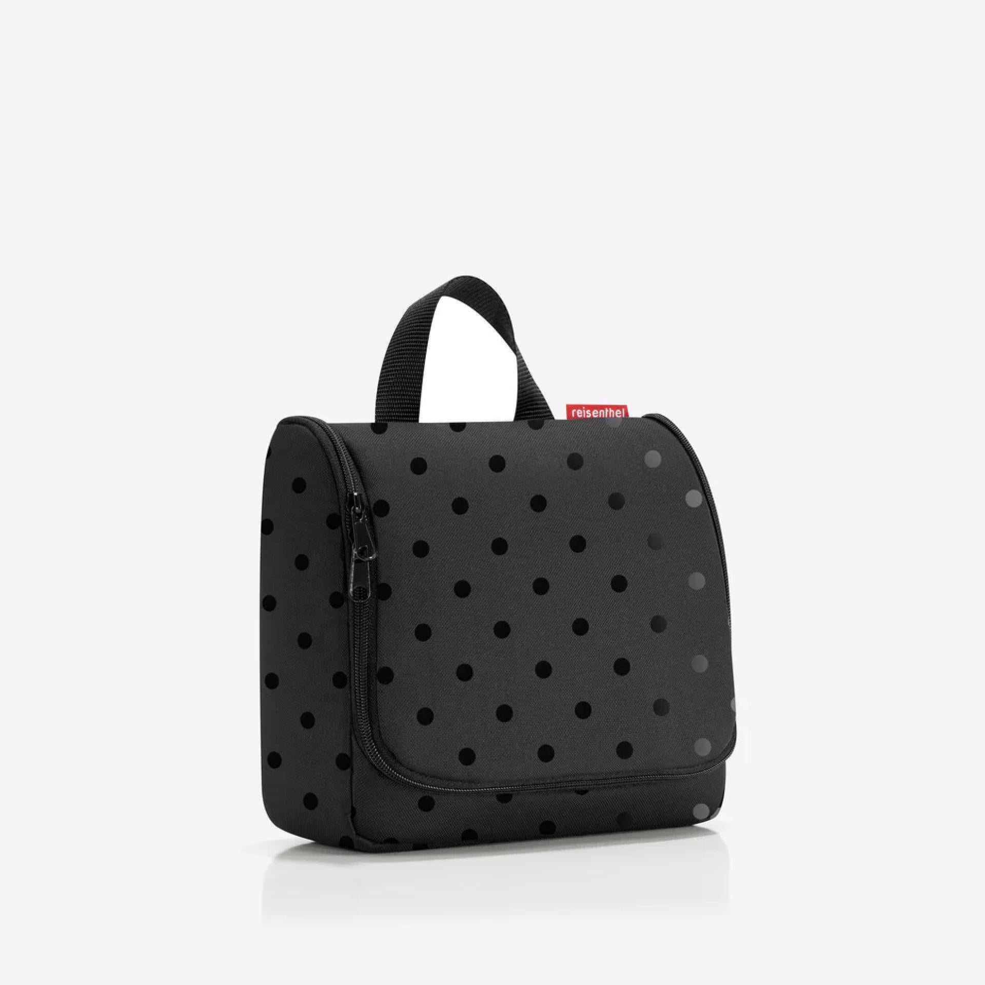 Reisenthel toiletbag glossy dots black