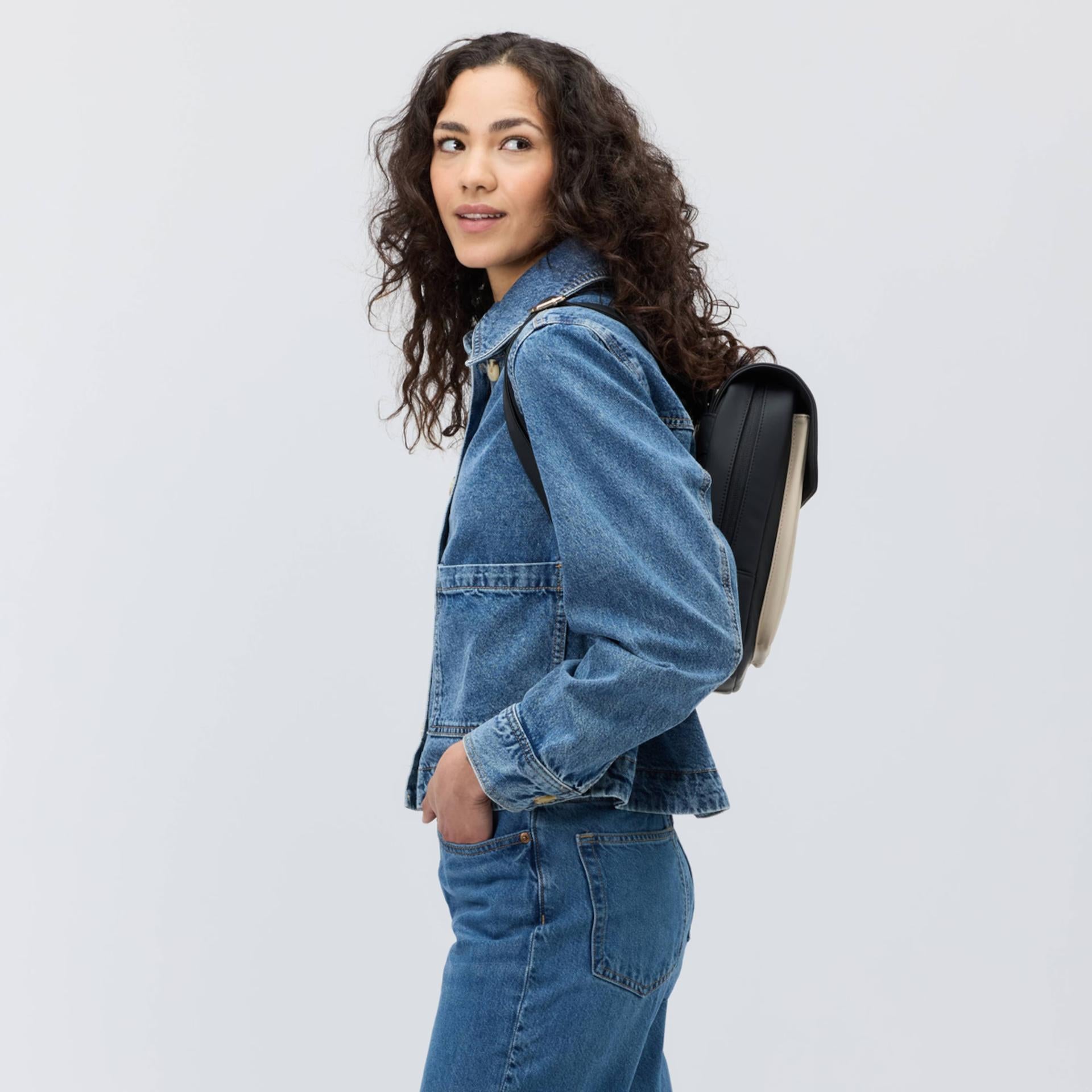 Kapten & Son Rucksack "Tromso Small 2.0"  Cream Black 