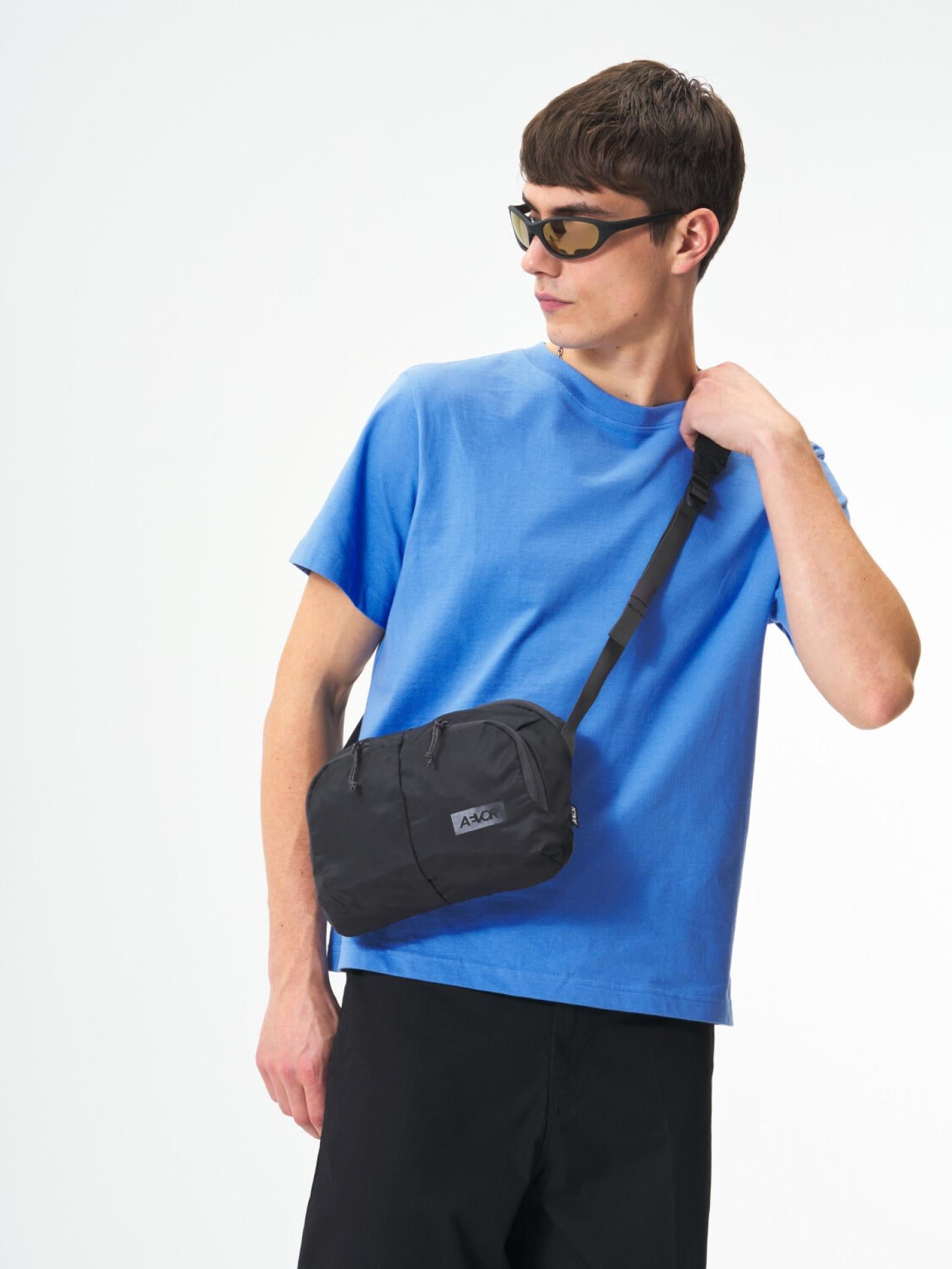 AEVOR Sacoche Bag Ripstop Charcoal Black