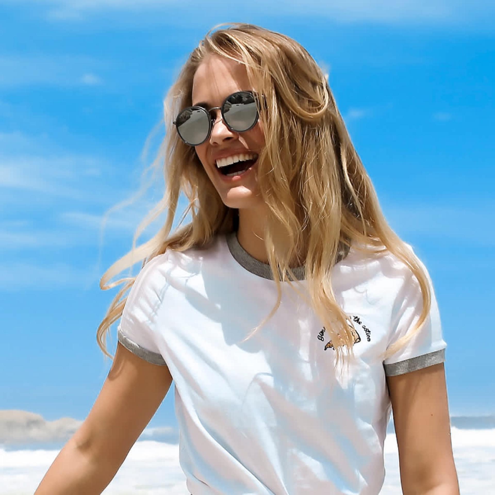 Kapten & Son Sonnenbrille Amsterdam All Grey Mirrored