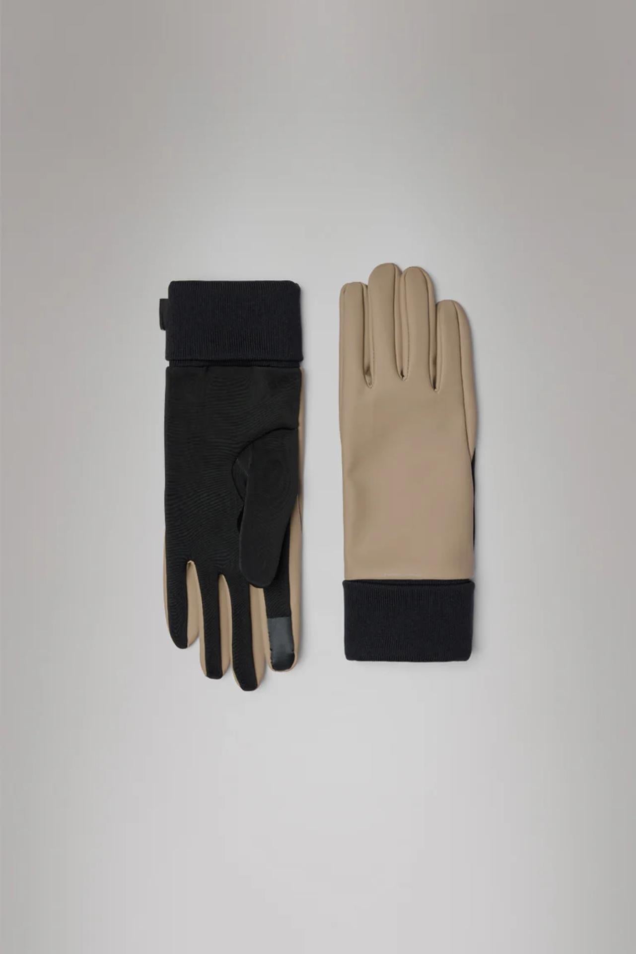Rains Handschuhe W1T1 Beige S