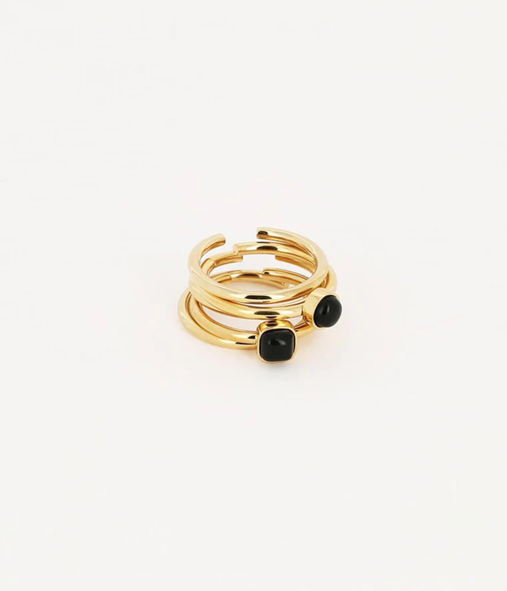 Zag Bijoux Ring silber protection schrift