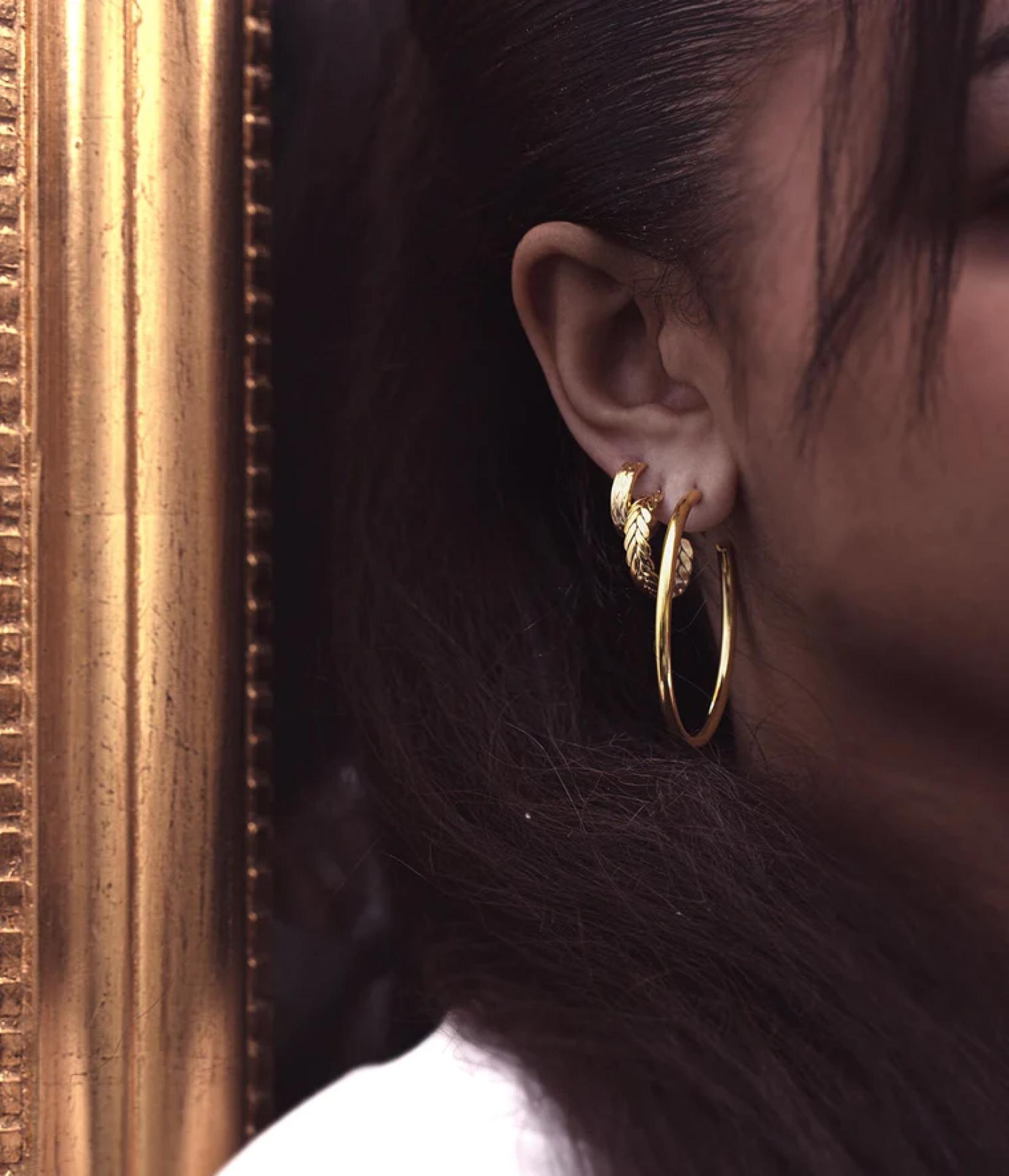Zag Bijoux Ohringe  Creolen Gold