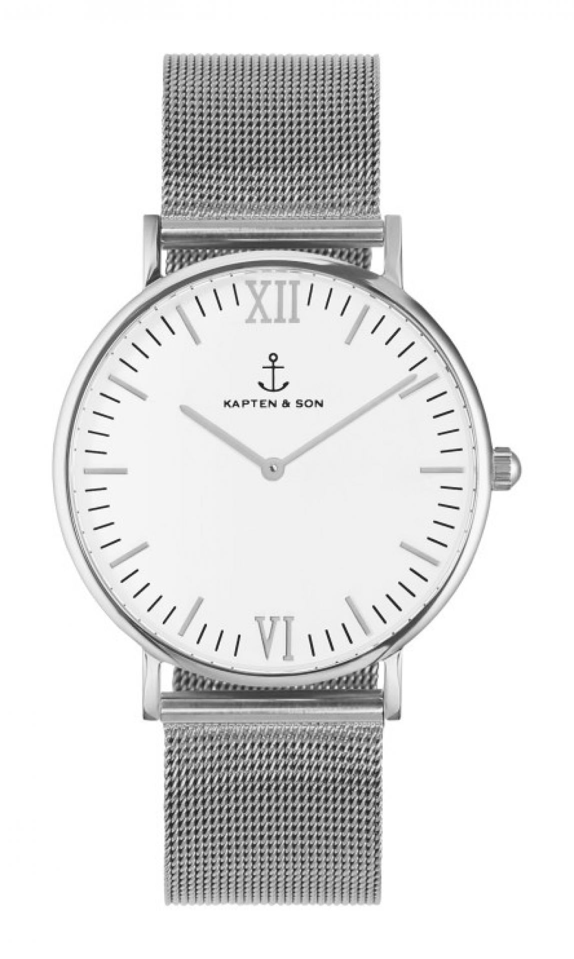 Uhr Campus silver mesh