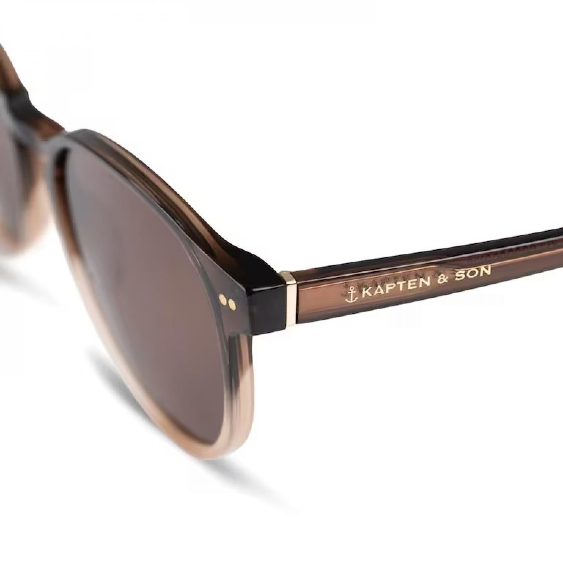 Kapten & Son Sonnenbrille Marais Large - Farbe: Gradient Brown