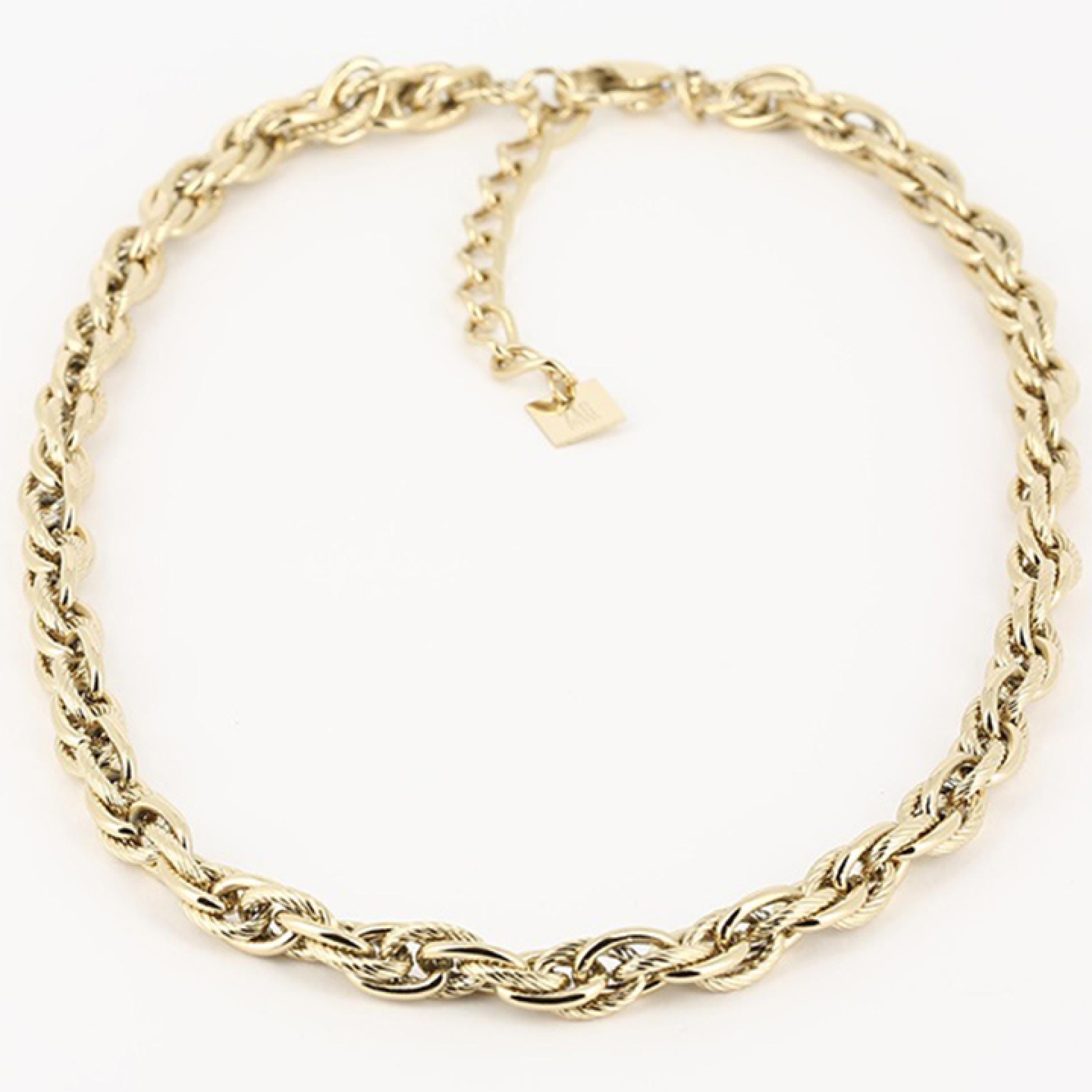 Zag Bijoux Glieder Halskette Gold