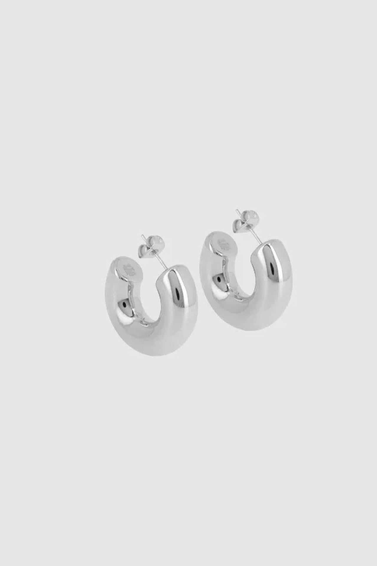 Zag Bijoux Ohrringe offene Creole Thais Edelstahl 25x 8mm