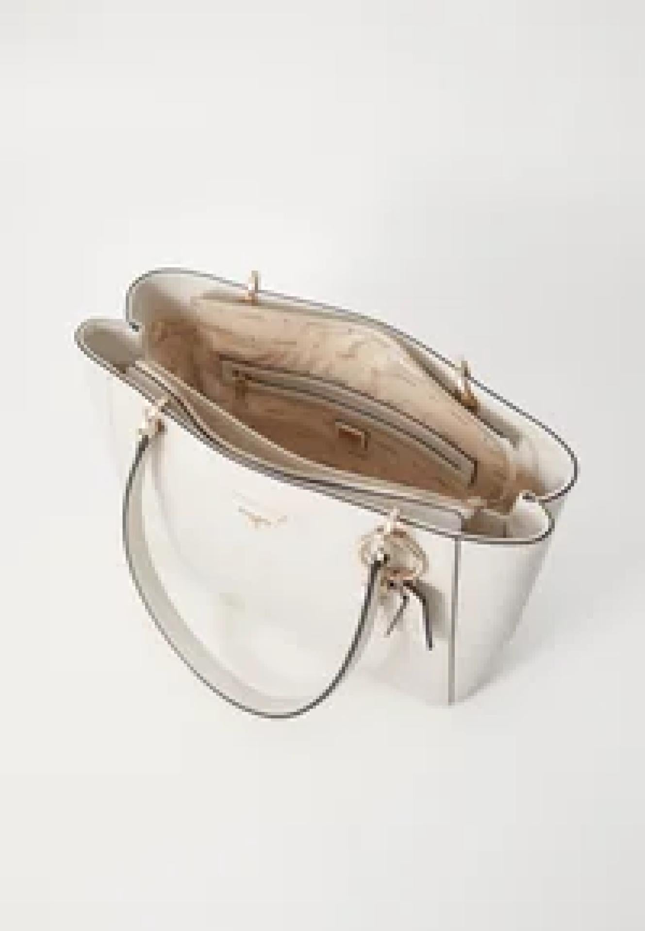 GUESS NOELLE II TOTE BONE