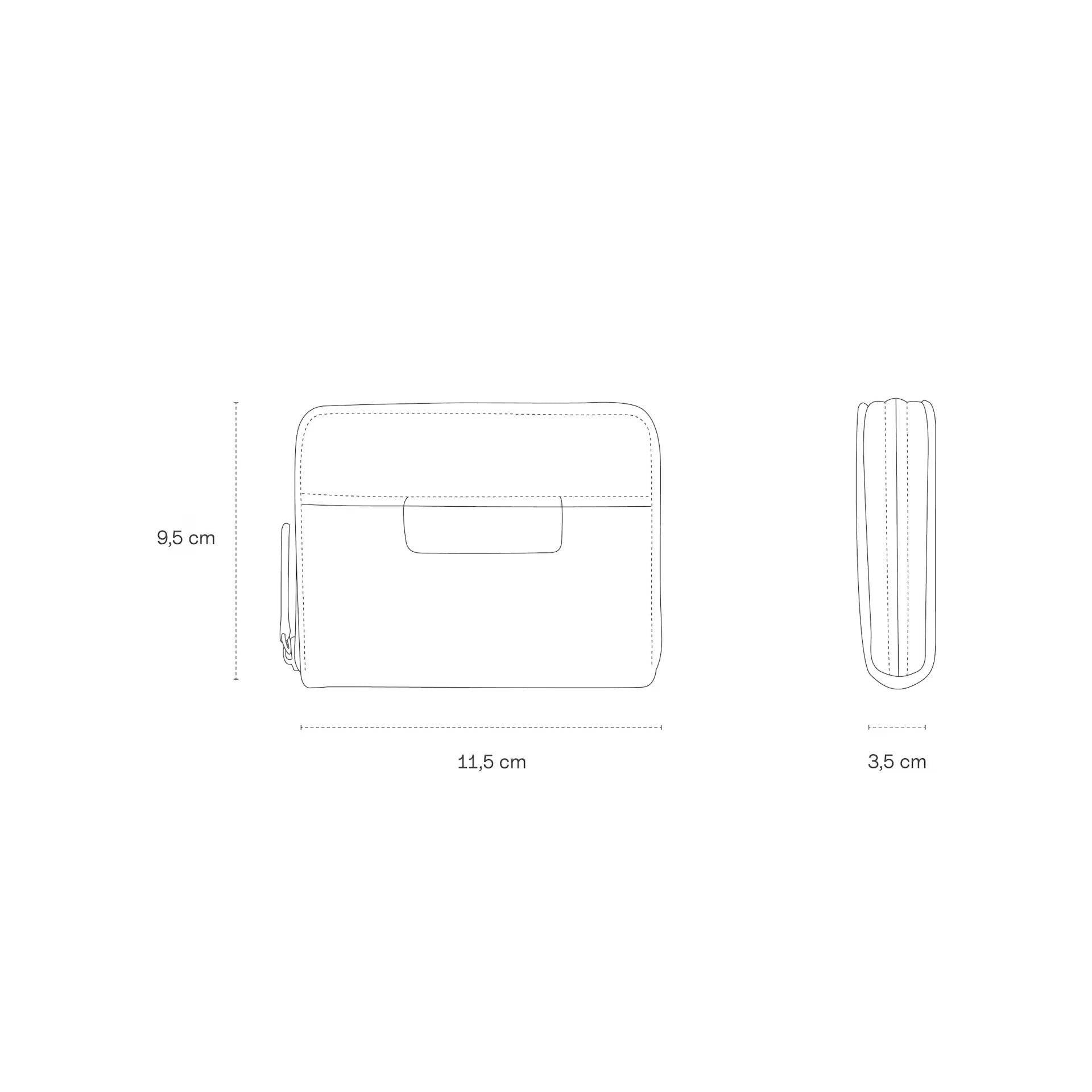 Kapten & Son Bergen Pro Wallet Small Cord Rose Clay