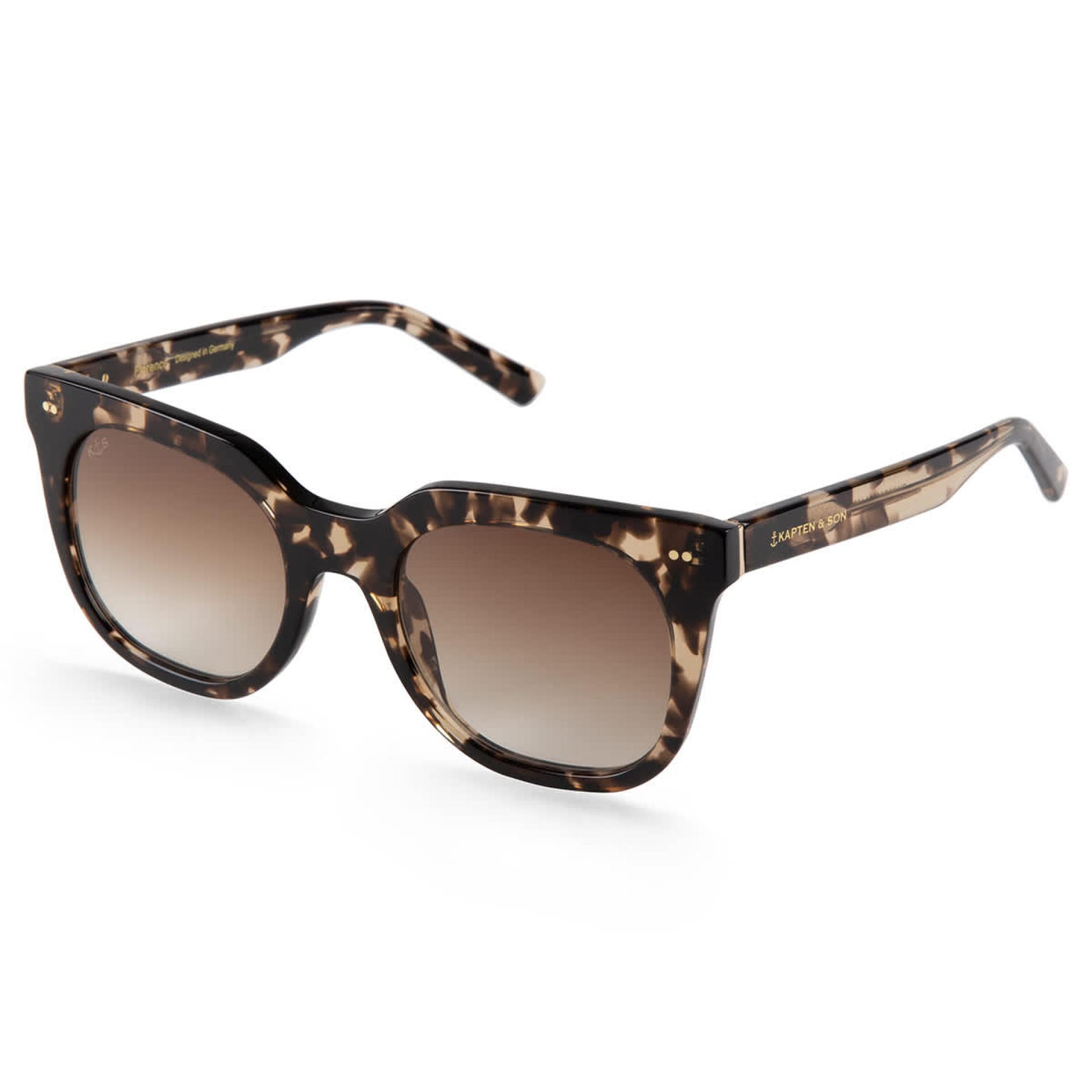 Kapten & Son Sonnenbrille Florence Crystal Tortoise Brown