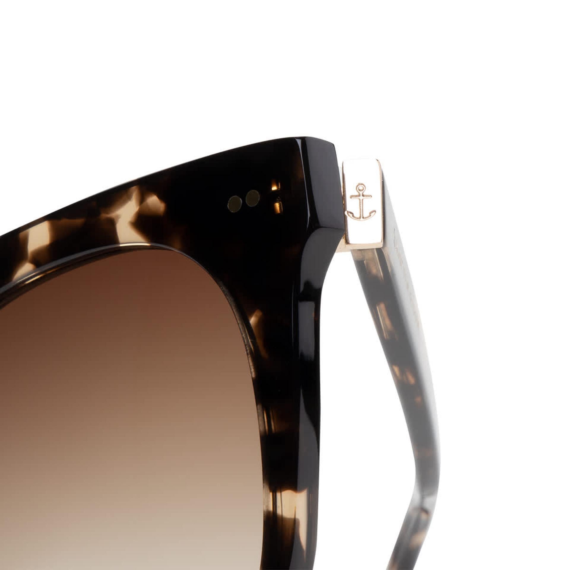 Kapten & Son Sonnenbrille Florence Crystal Tortoise Brown