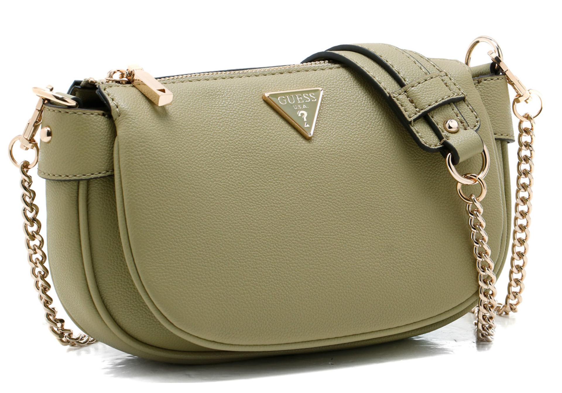 Guess Fedora Shoulder Bag Sage