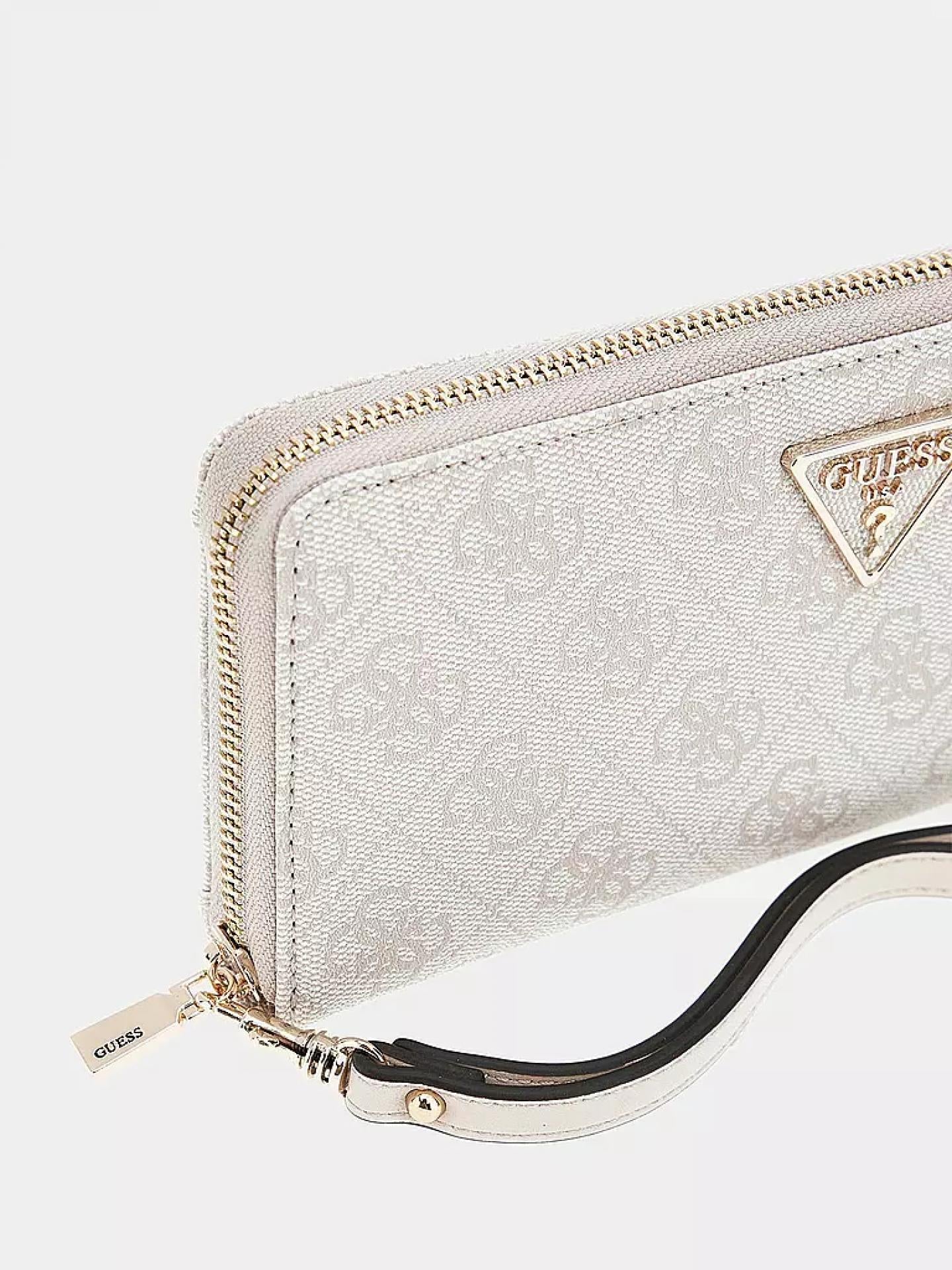 Guess LAUREL SLG LARGE ZIP AROUND Dove Logo