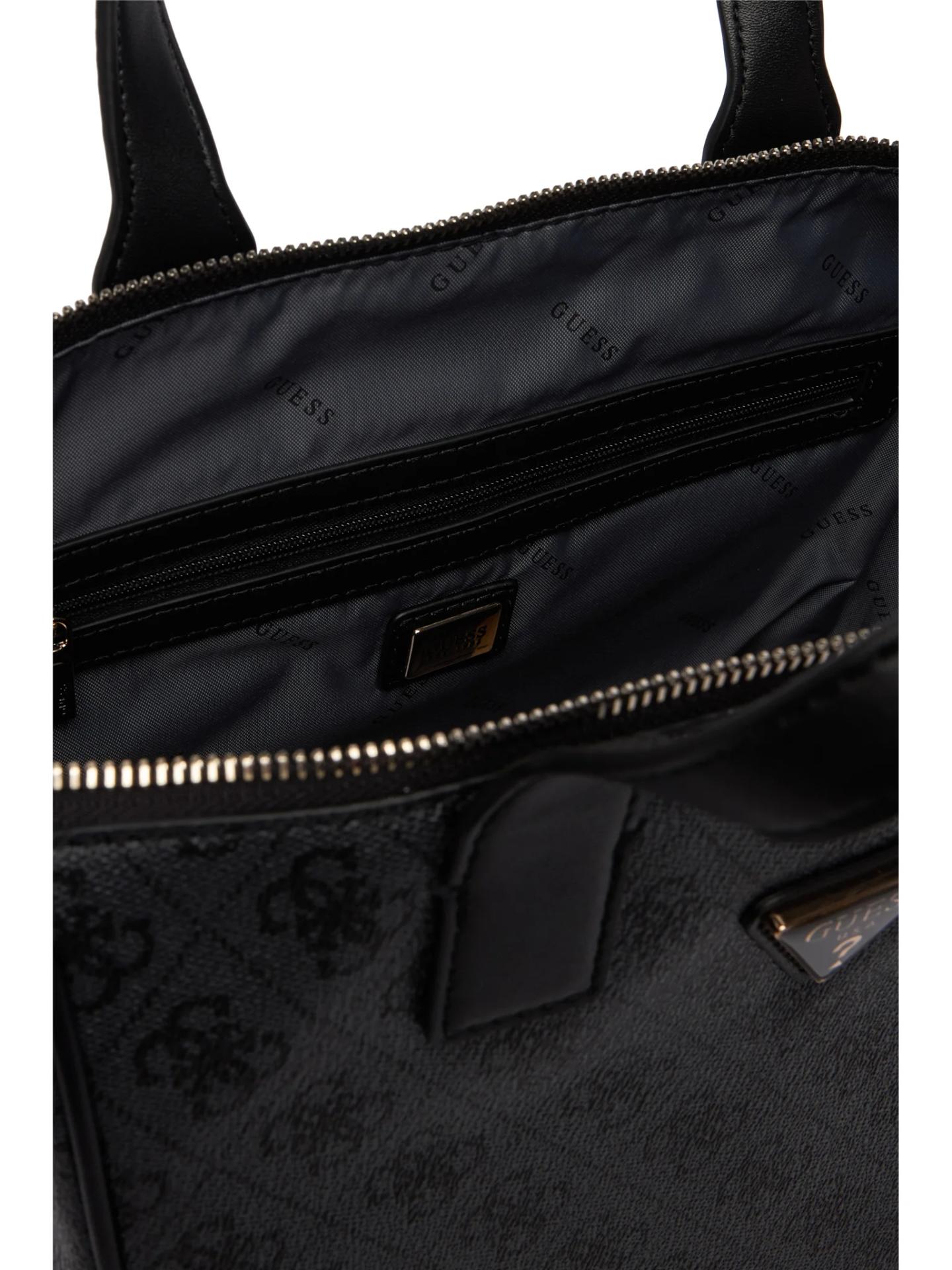 Guess FOLLIE SMALL TOTE Coal Logo