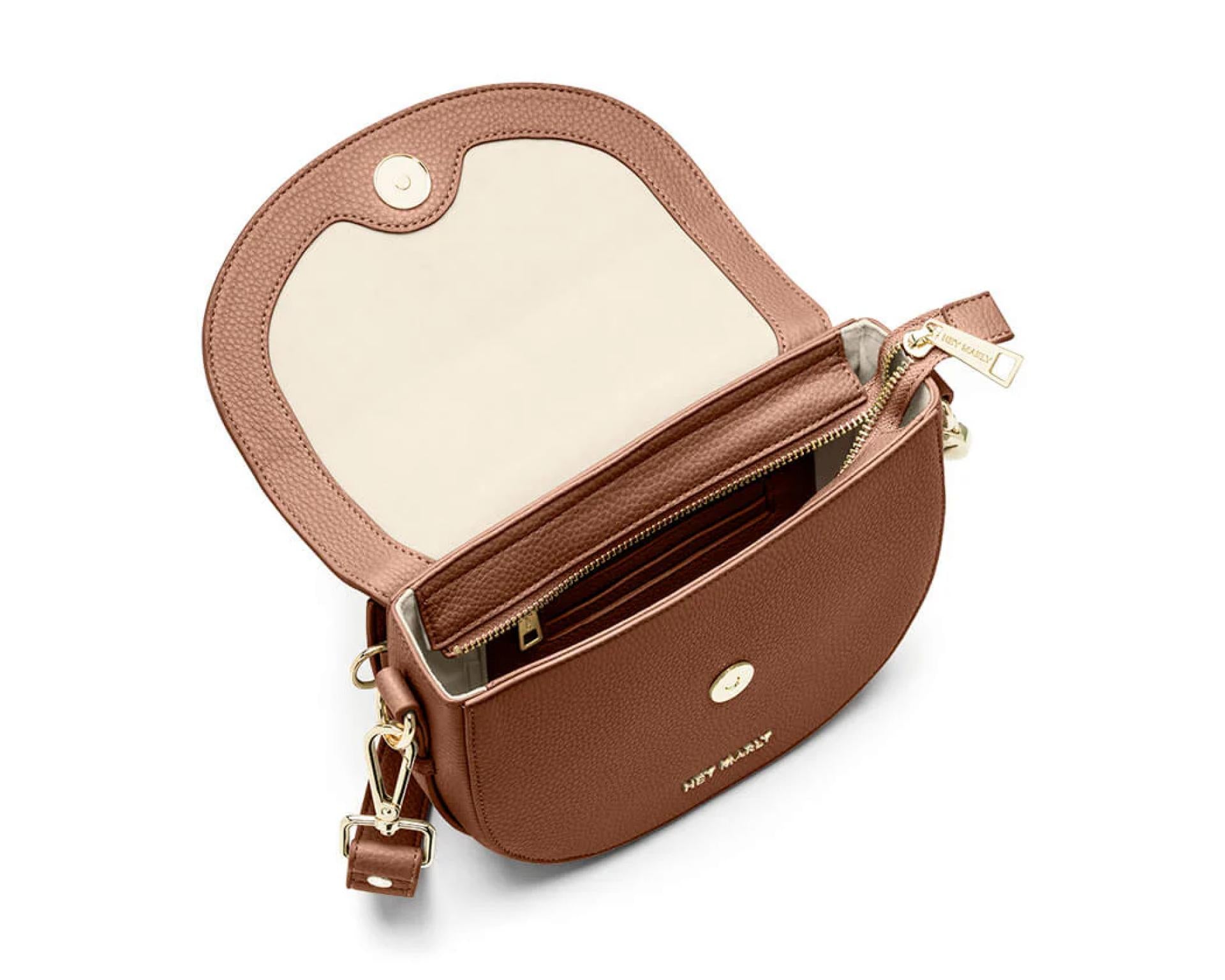 Hey Marly Handtasche Half Moon Bag Soul Sister - Variante: Cognac