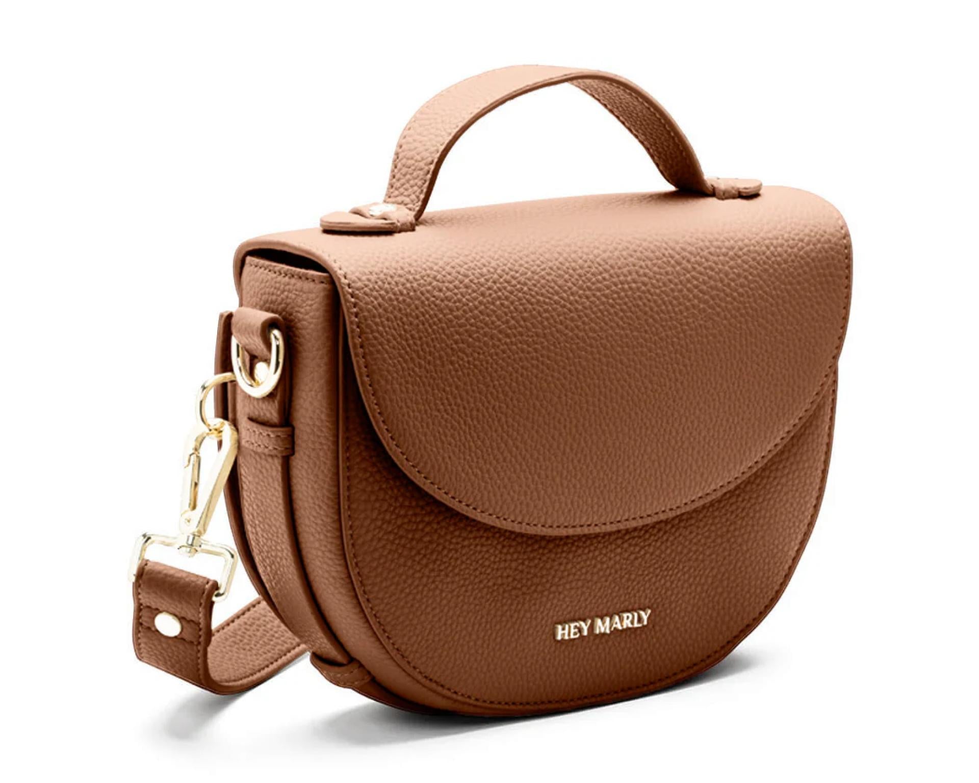 Hey Marly Handtasche Half Moon Bag Soul Sister - Variante: Cognac