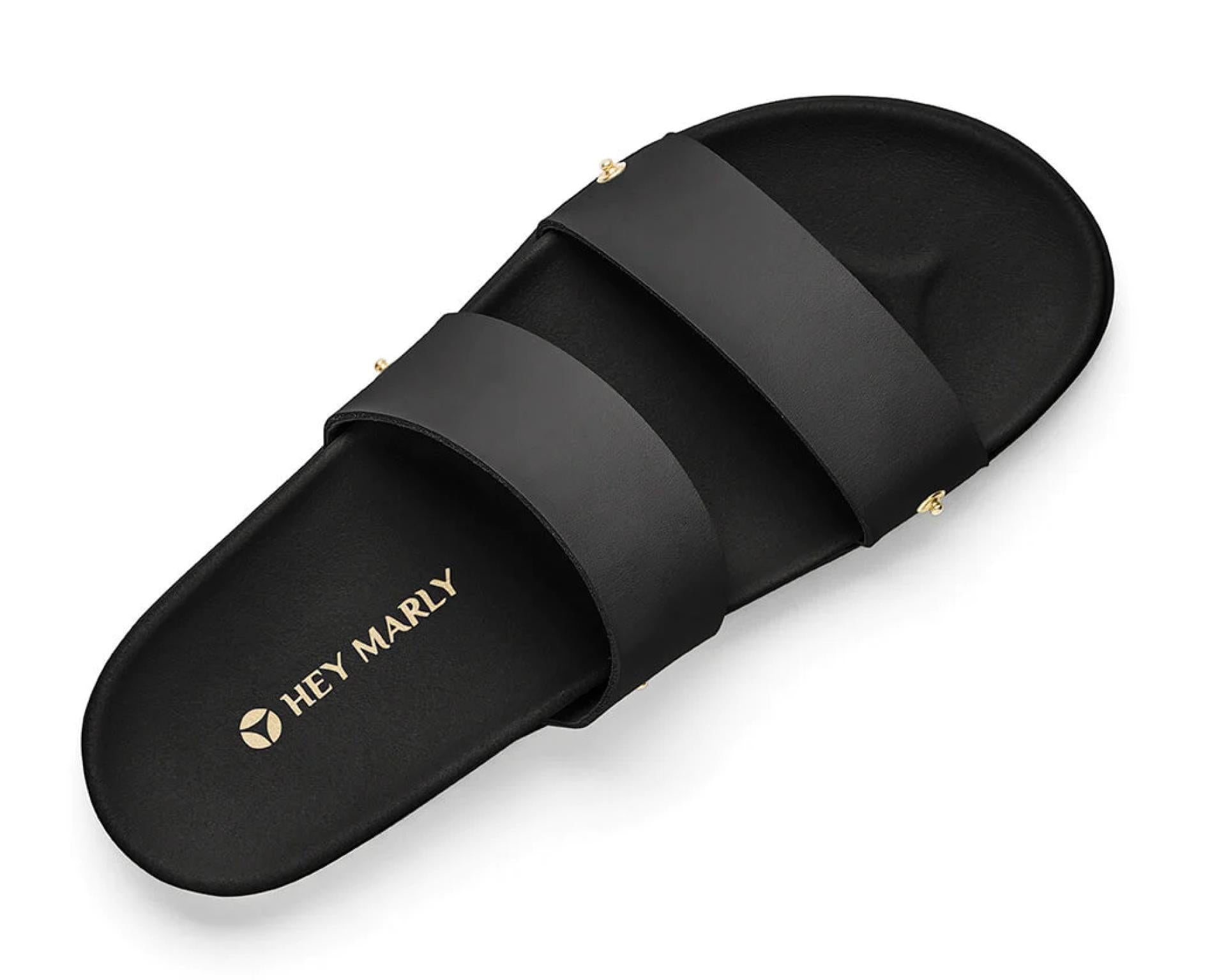 Hey Marly Patch Sandale Casual Clean Black - Größe: 38