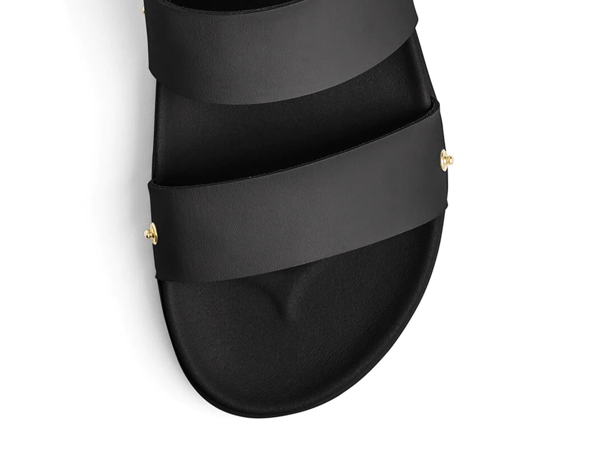 Hey Marly Patch Sandale Casual Clean Black - Größe: 38