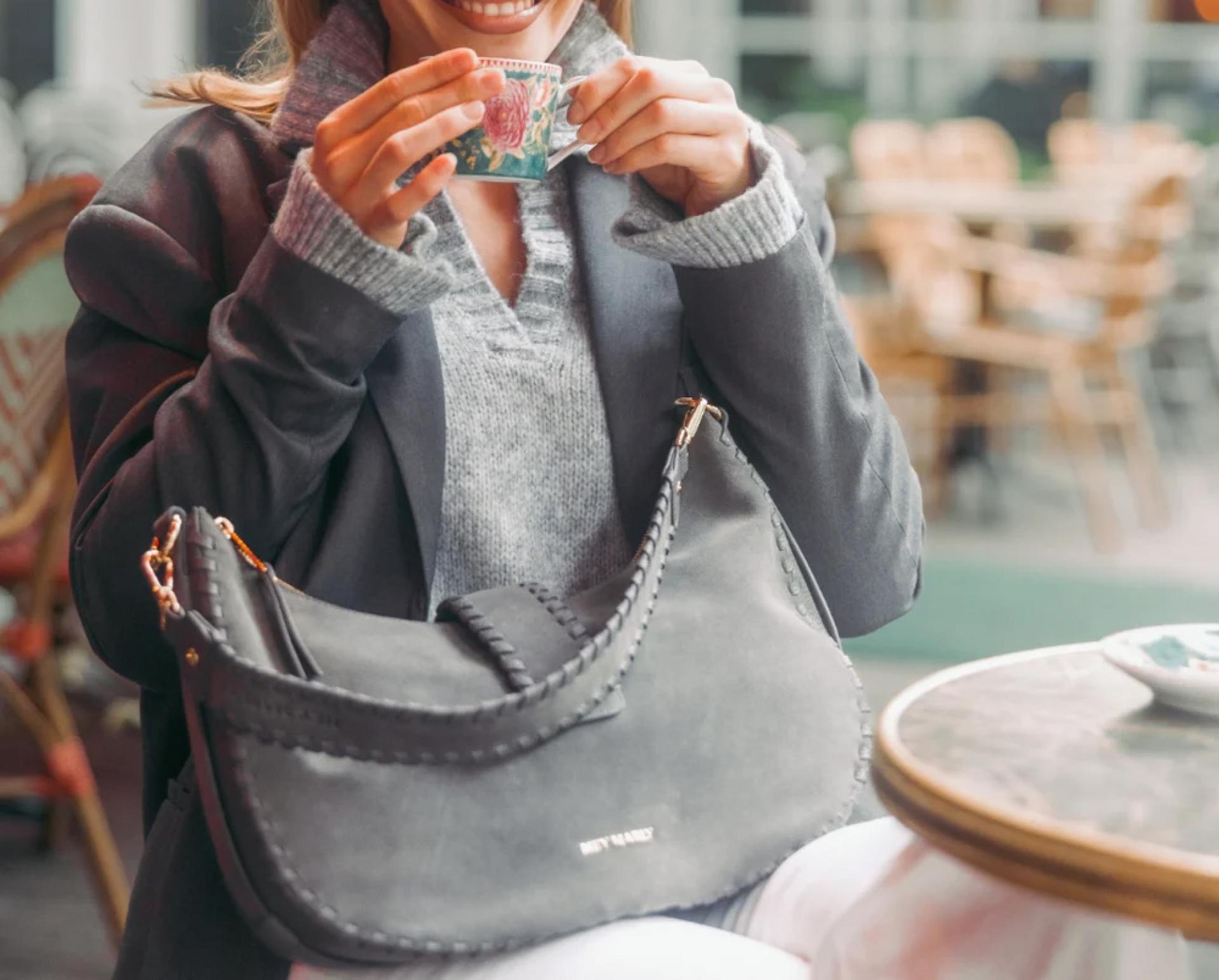 	Hey Marly Handtasche Lifetime Lover Stitching - Variante: Dark Grey