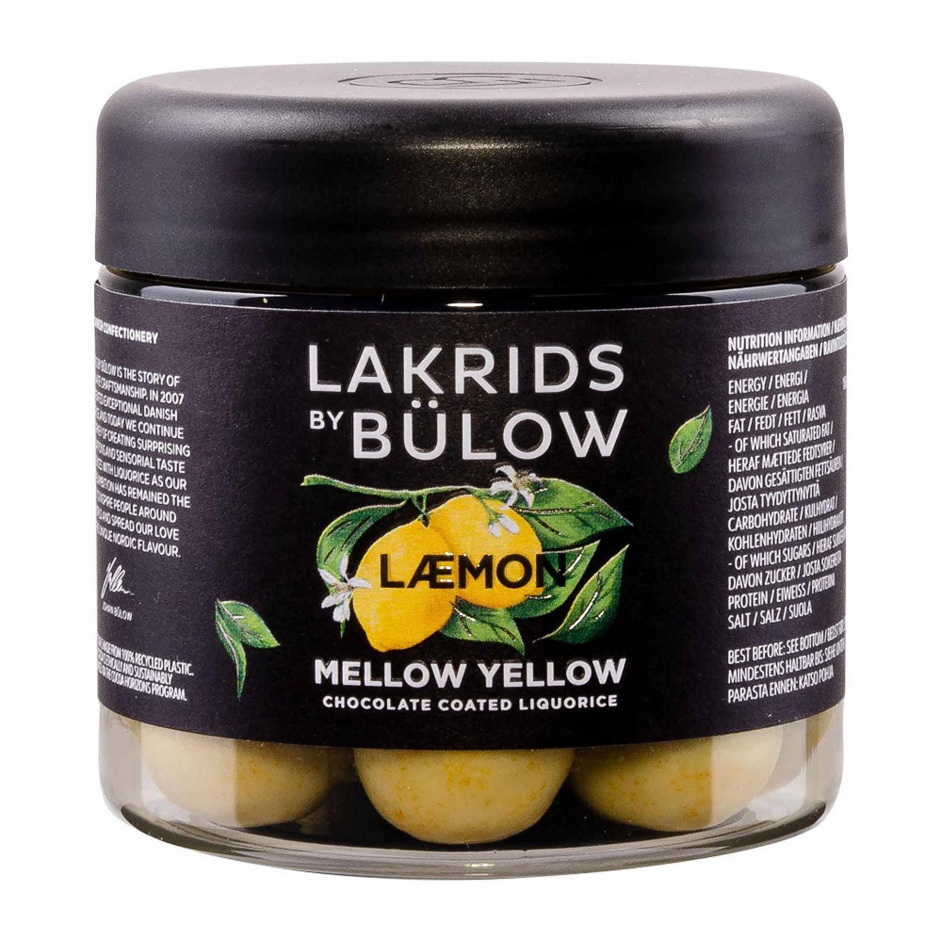 Lakrids by Bülow Small - Lemon - Mellow Yellow 125g
