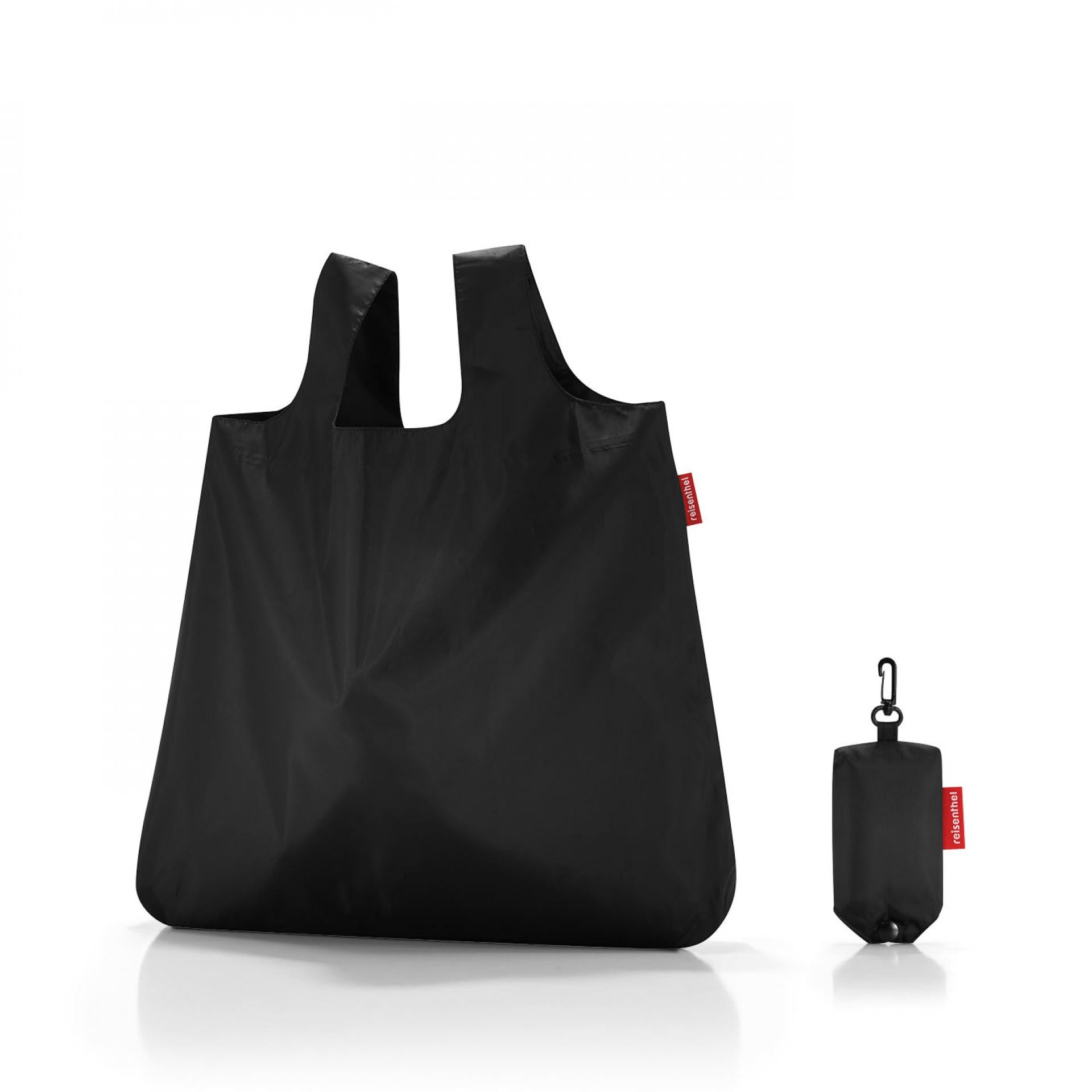 Einkaufstasche Mini Maxi Shopper Pocket - Variante: Schwarz