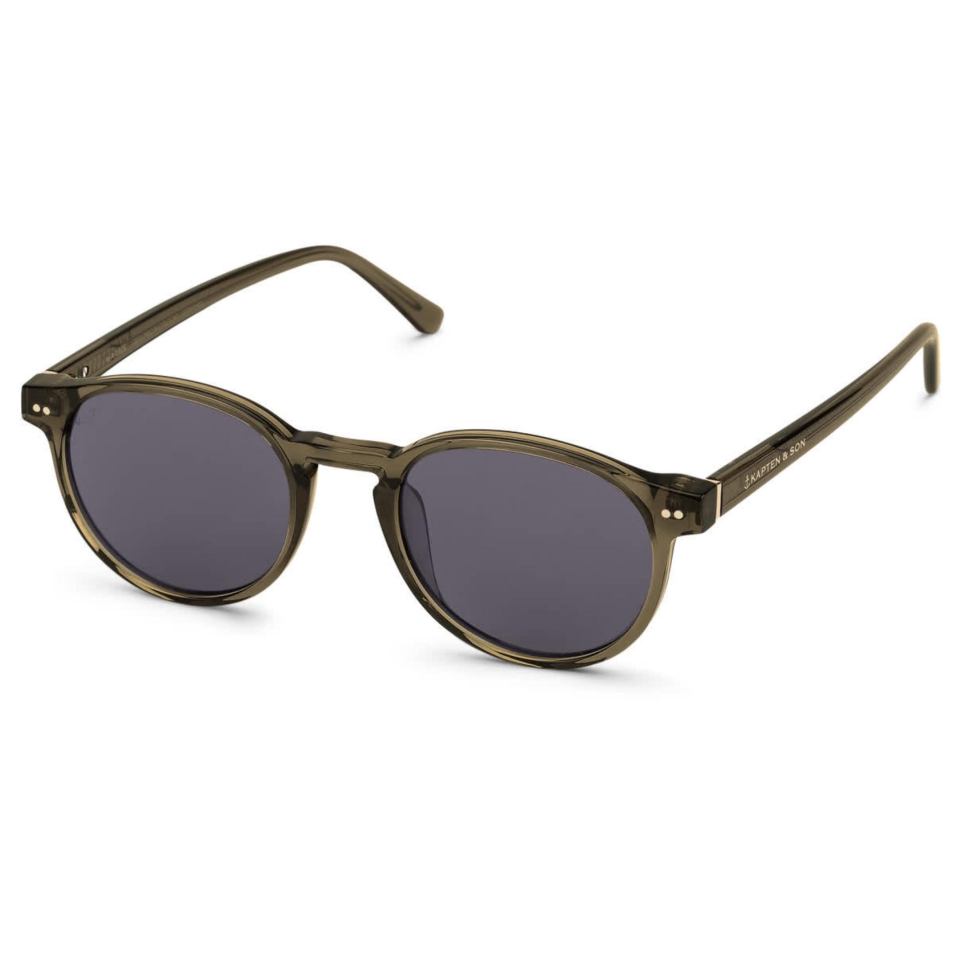 Kapten & Son Sonnenbrille Marais Transparent Olive Black