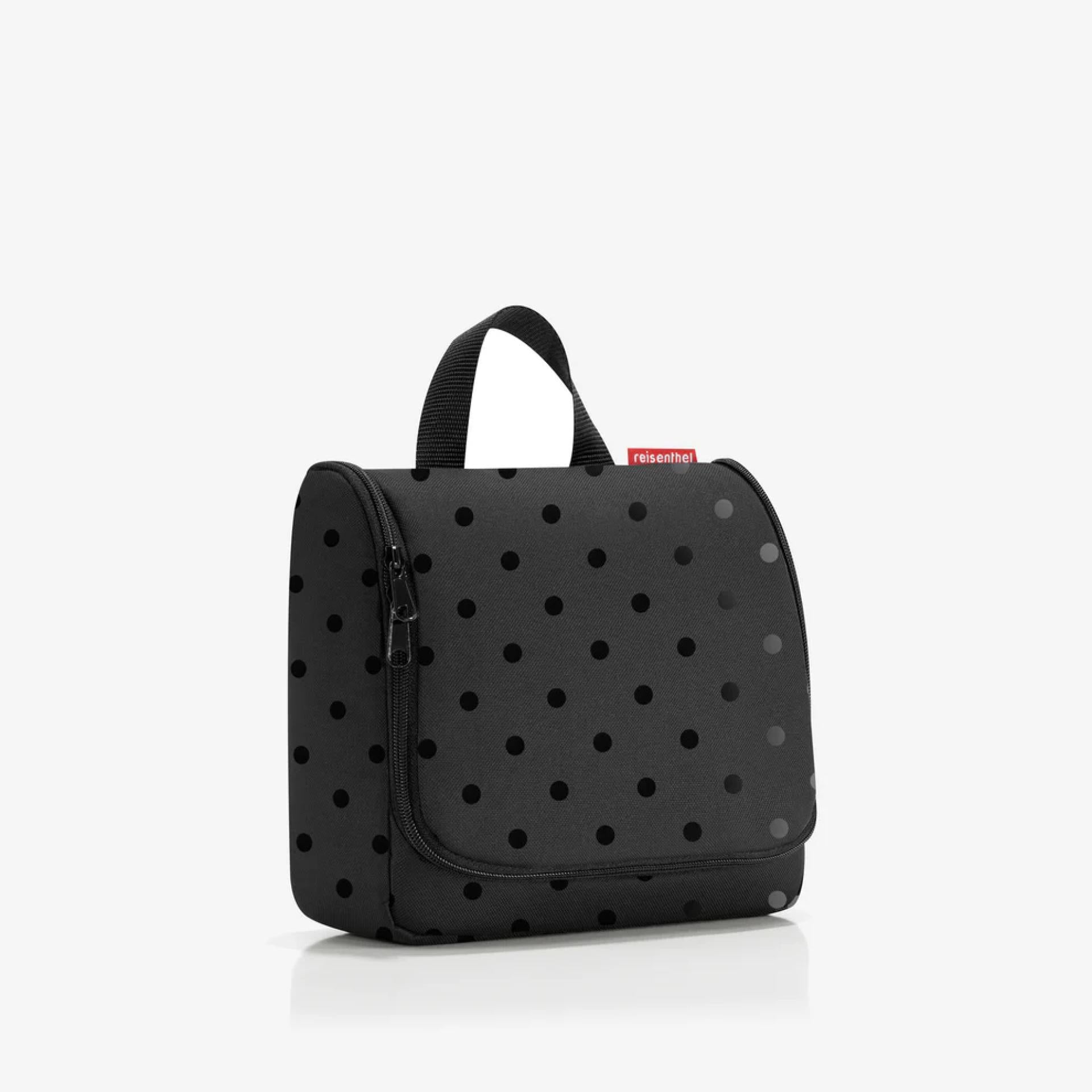 Reisenthel toiletbag glossy dots black