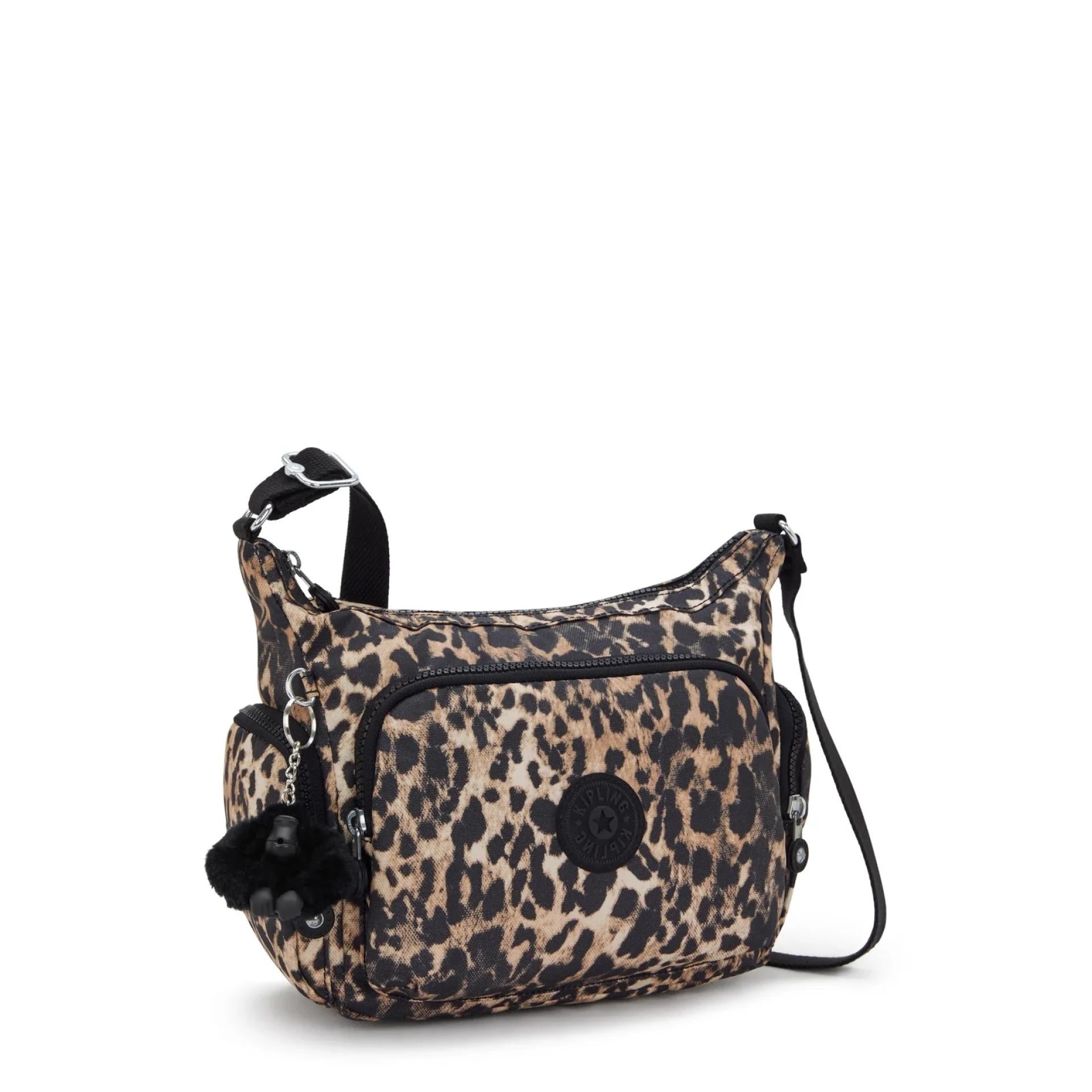 Kipling Gabb S Schultertasche Wild Leopard