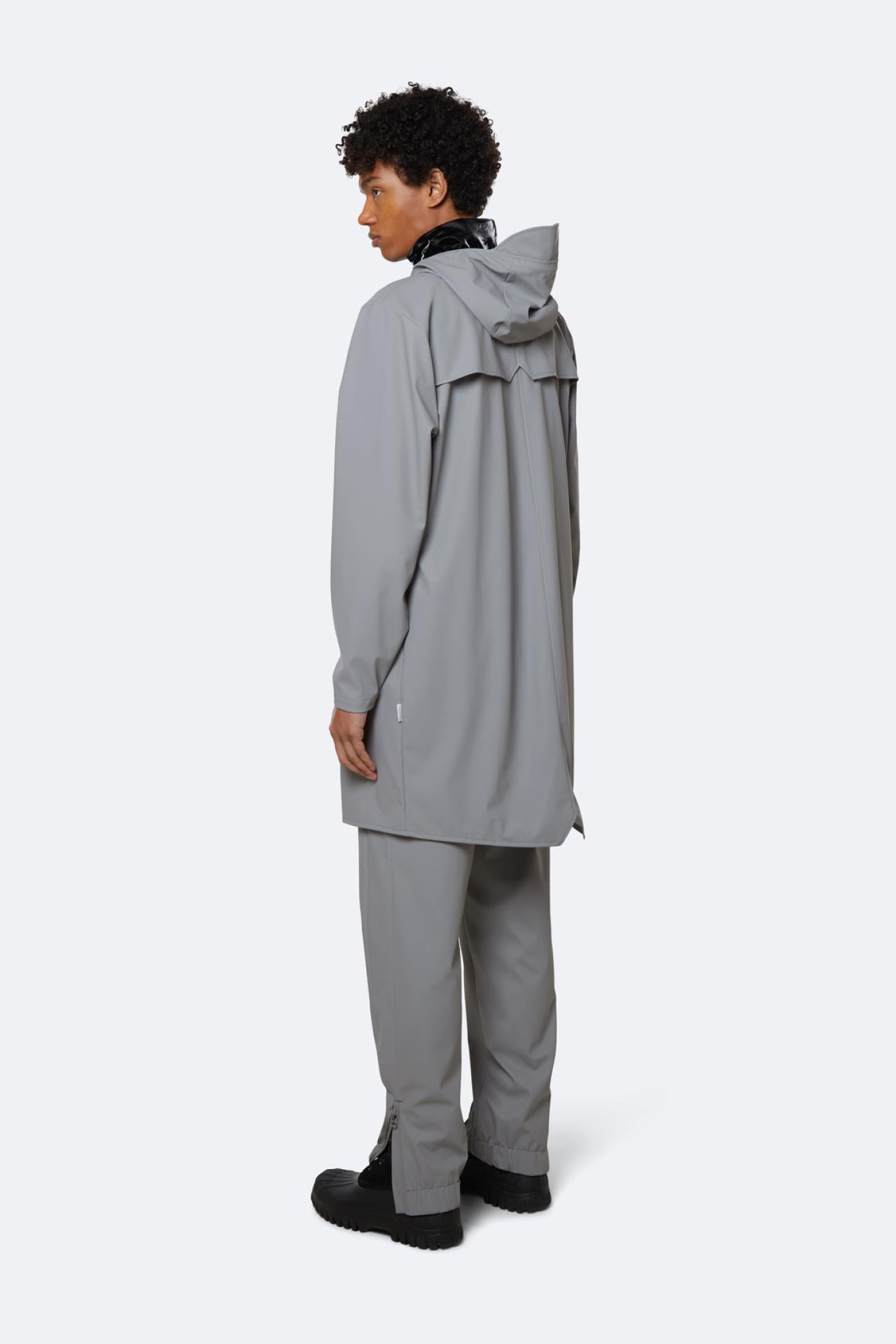 Rains Regenjacke Long Jacket 1202 XXS/XS Rock