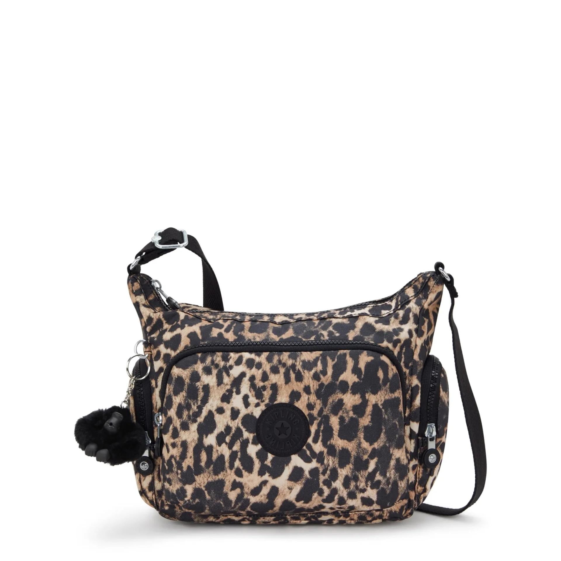 Kipling Gabb S Schultertasche Wild Leopard