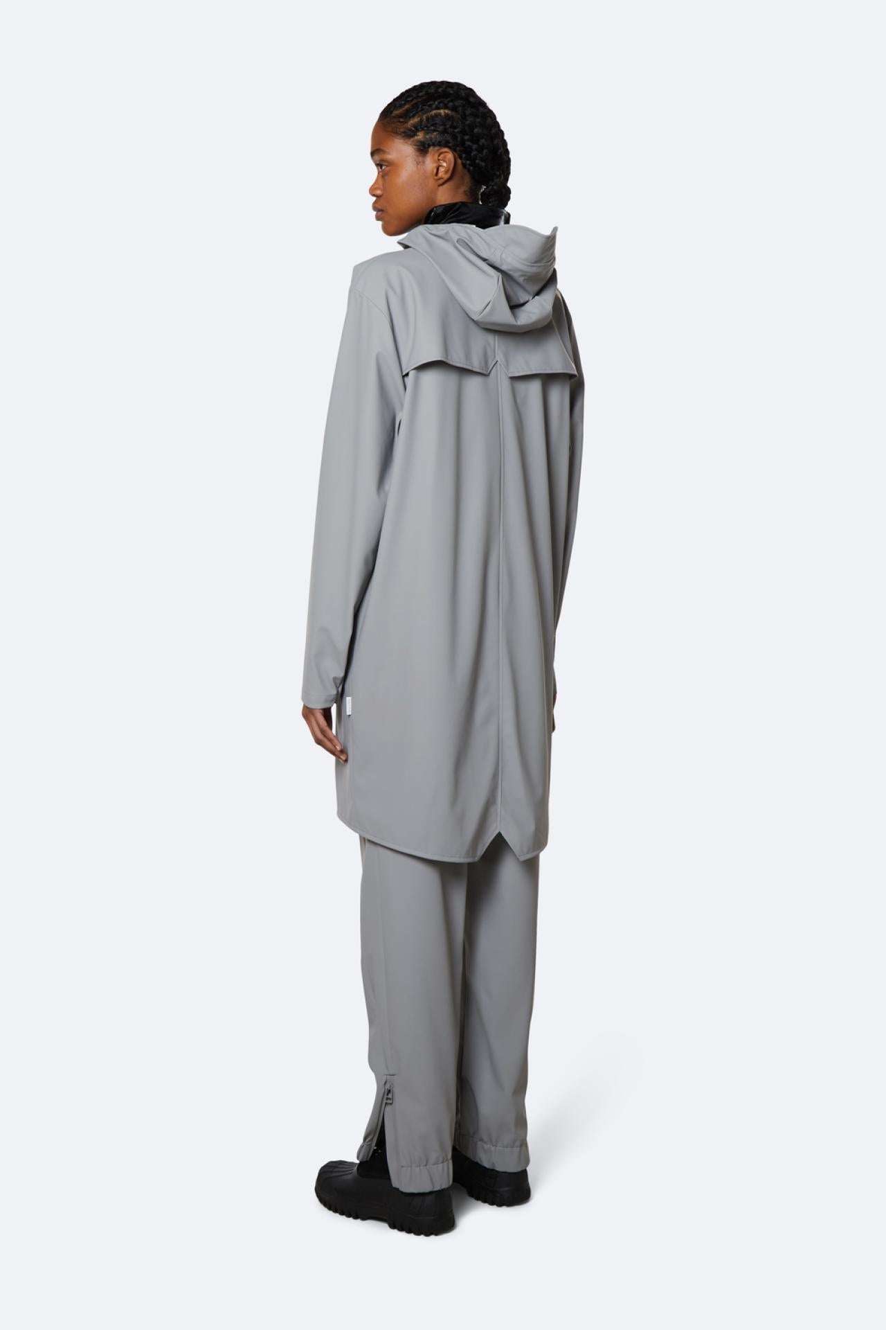 Rains Regenjacke Long Jacket 1202 XXS/XS Rock